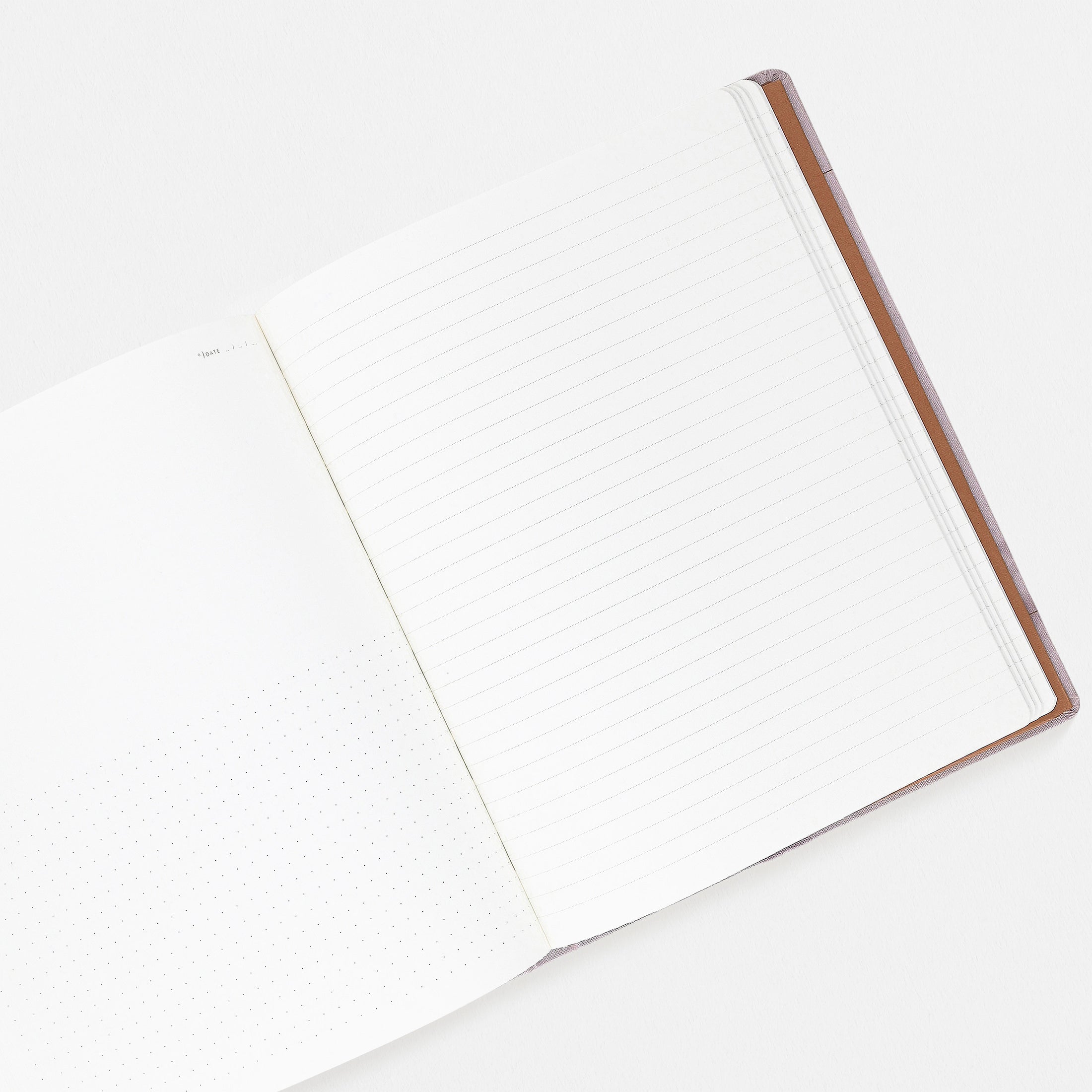 Tinne + Mia Fleur De Brume Linen  Notebook Lined/Dot Grid