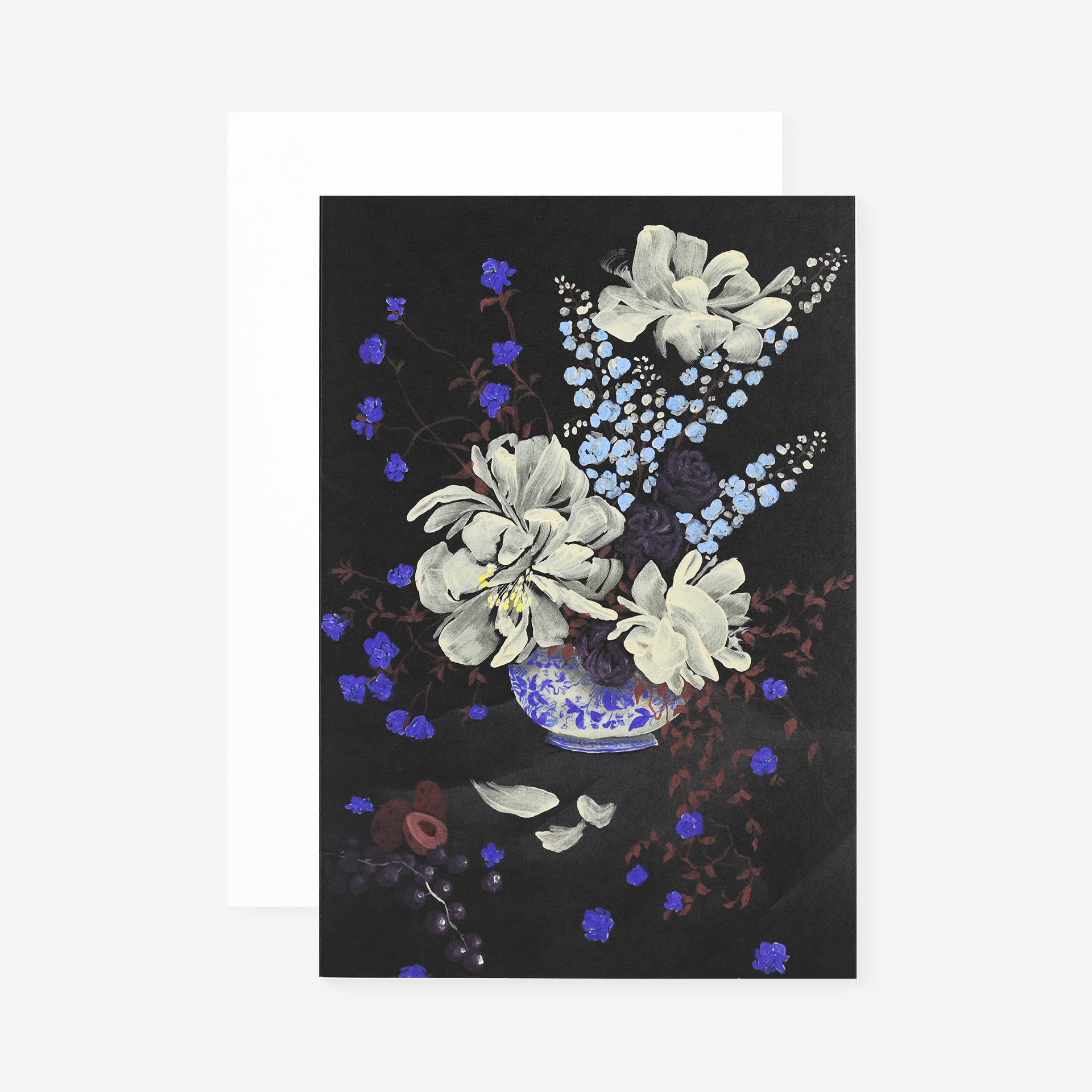 Wrap Blue Bouquet Art Card