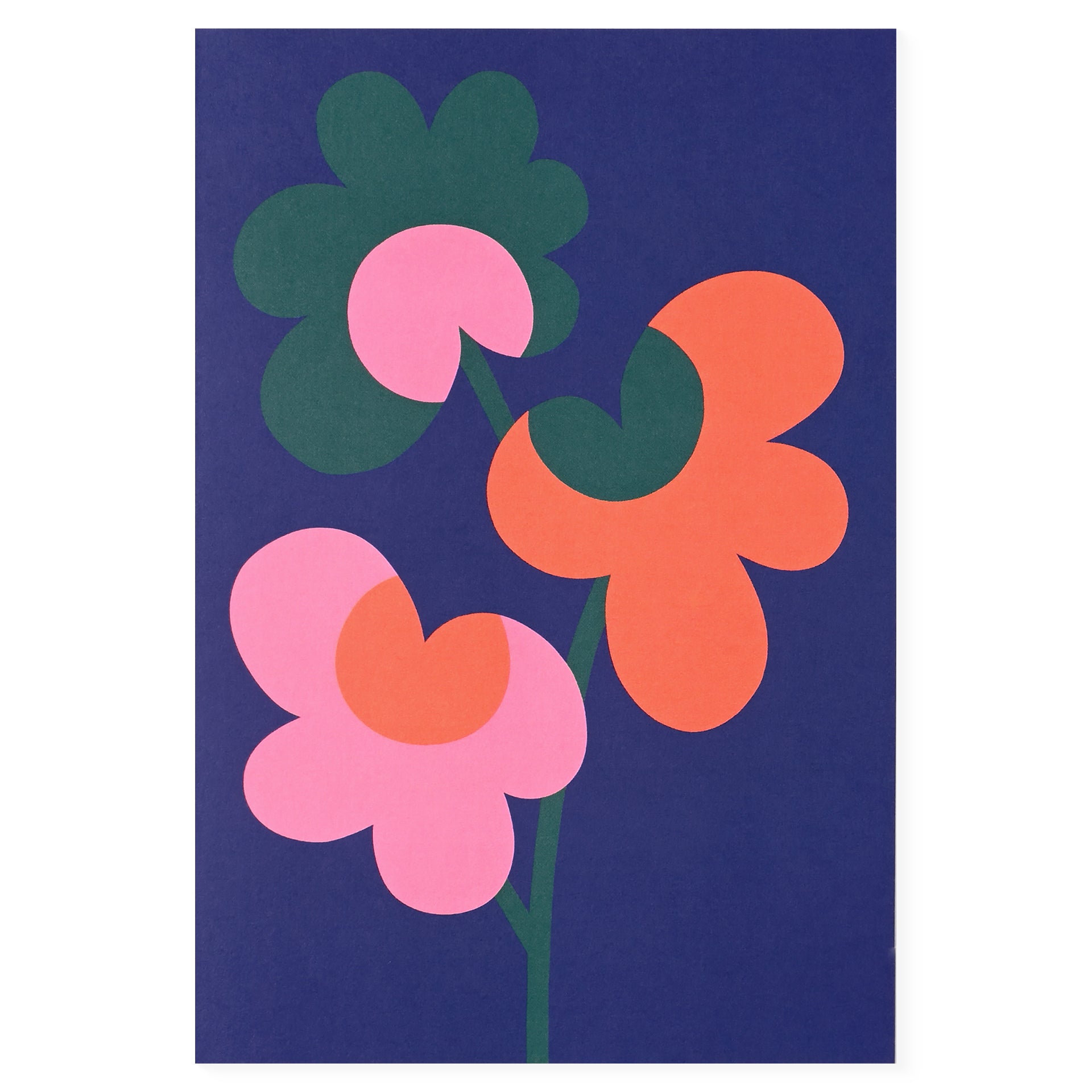 Wrap Flower Trio Art Card