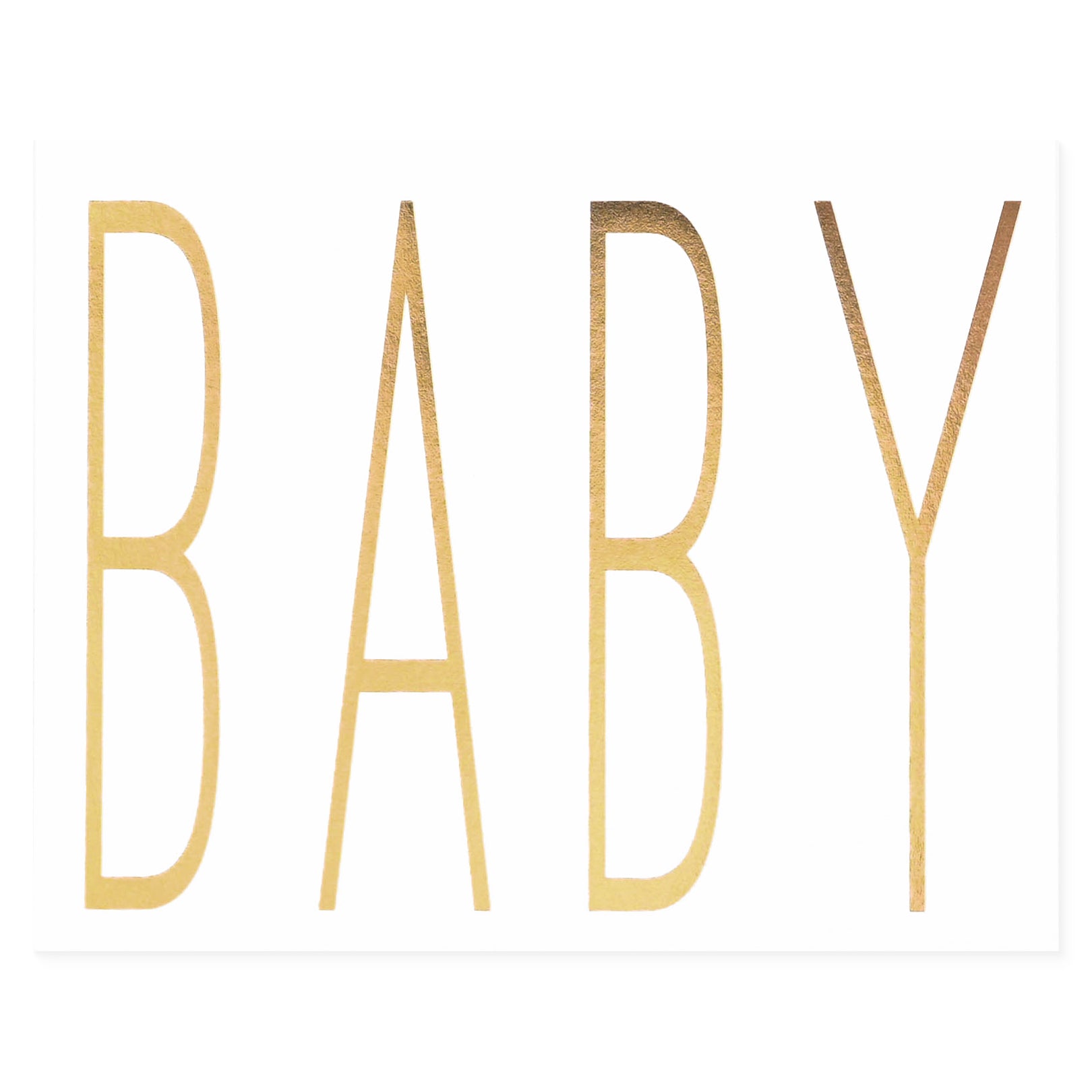 Wrinkle and Crease Baby Greeting Card