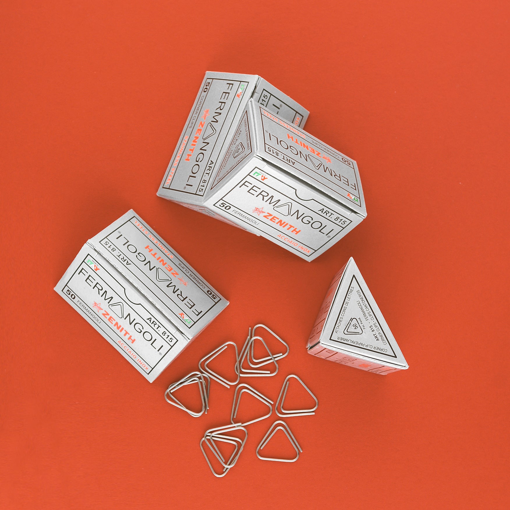 Zenith Fermangoli Stainless Steel Corner Clips