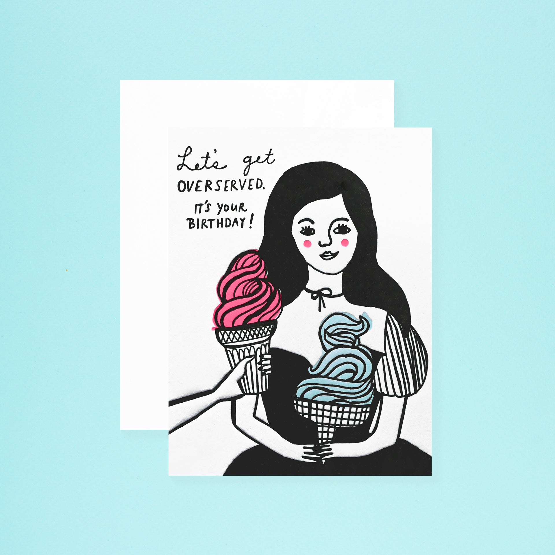 Paper Epiphanies Overserved Birthday Card
