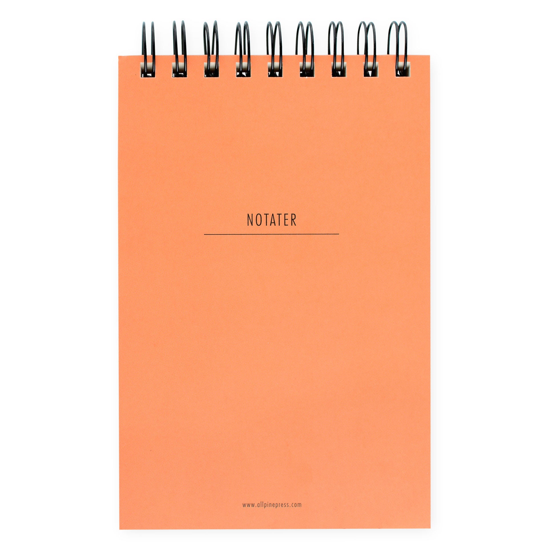 All Pine Press Chunky Spiralbound Notepad | Rusty Red, Turquoise or Light Yellow