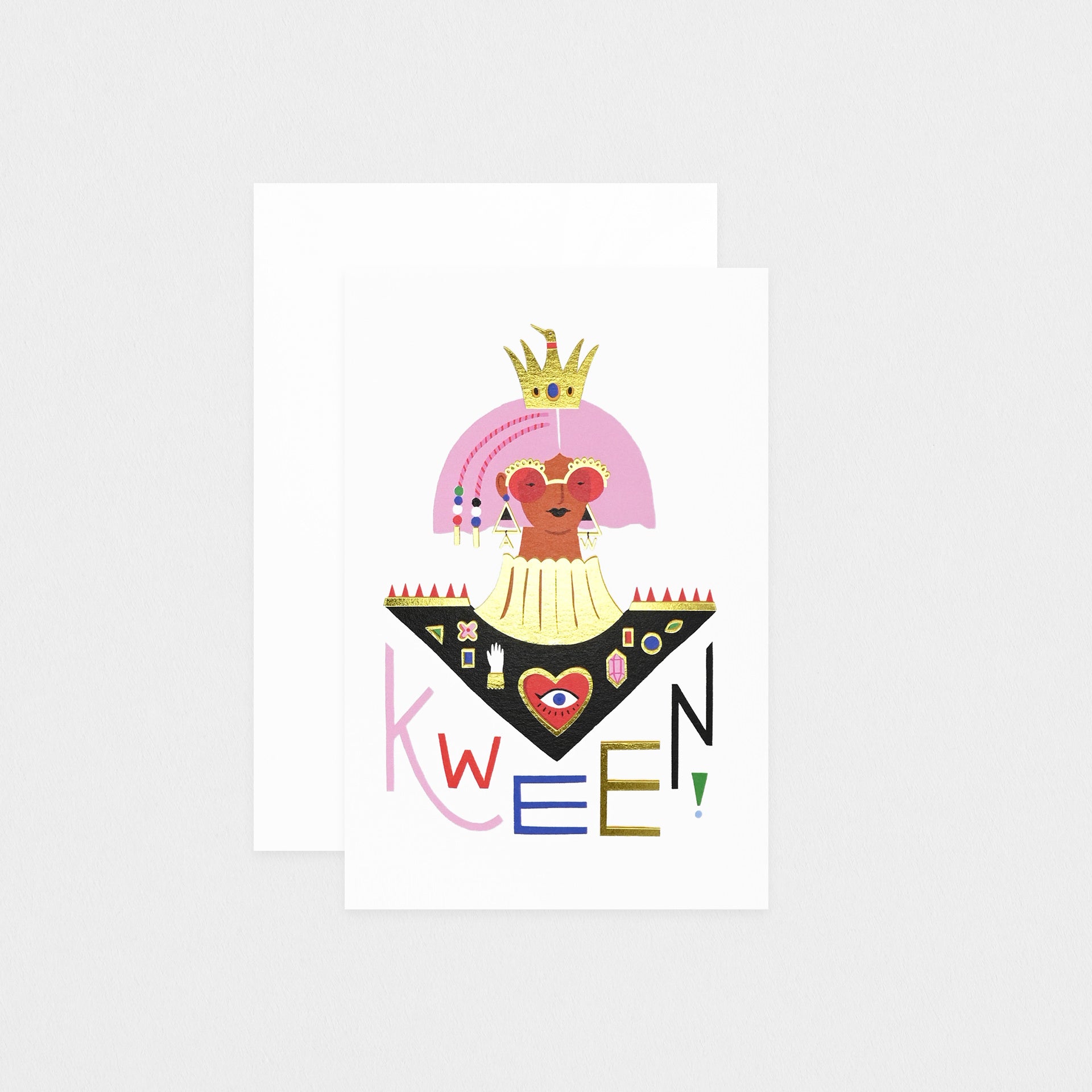 Angelope Kween Greeting Card