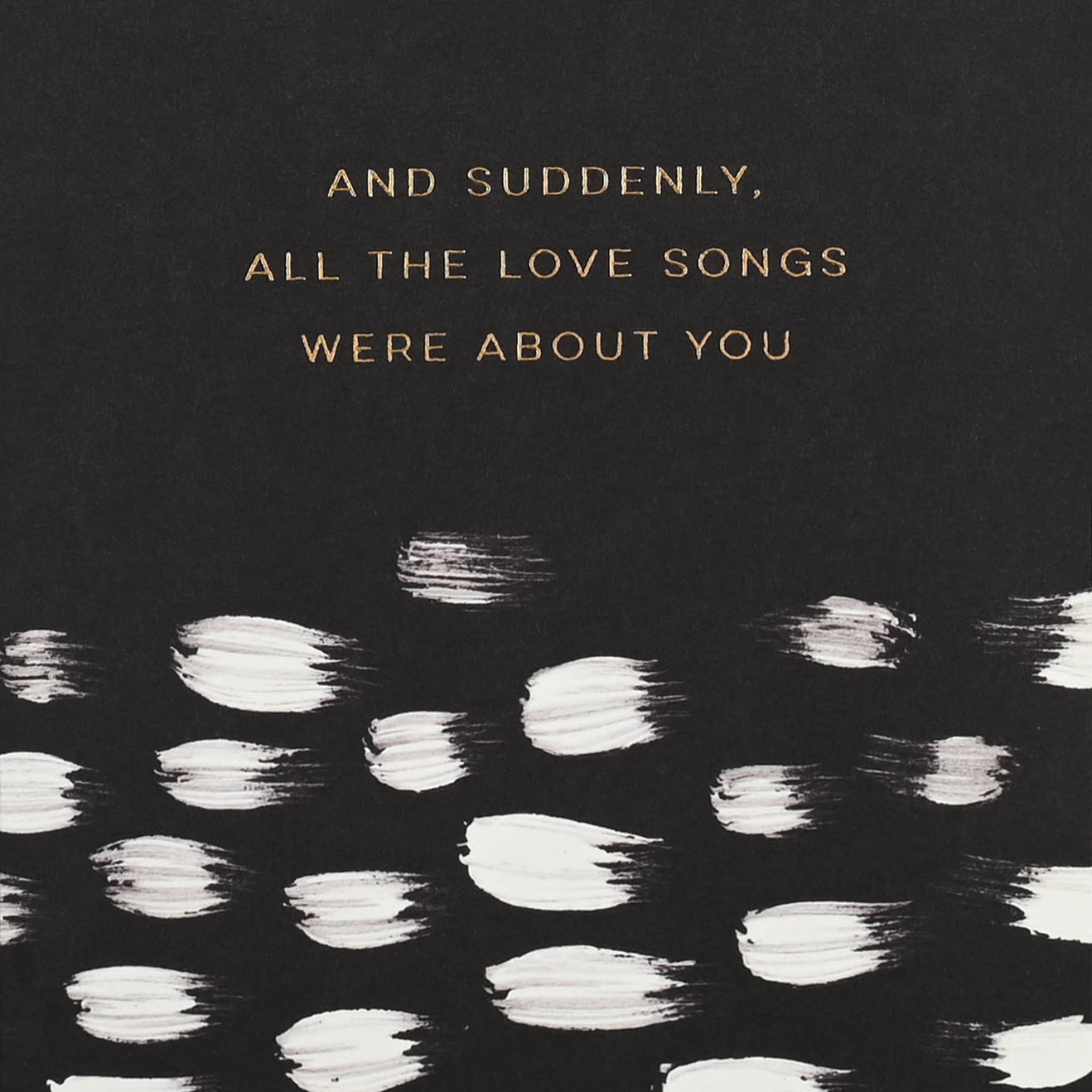 Antiquaria Brushed Love Songs Greeting Card