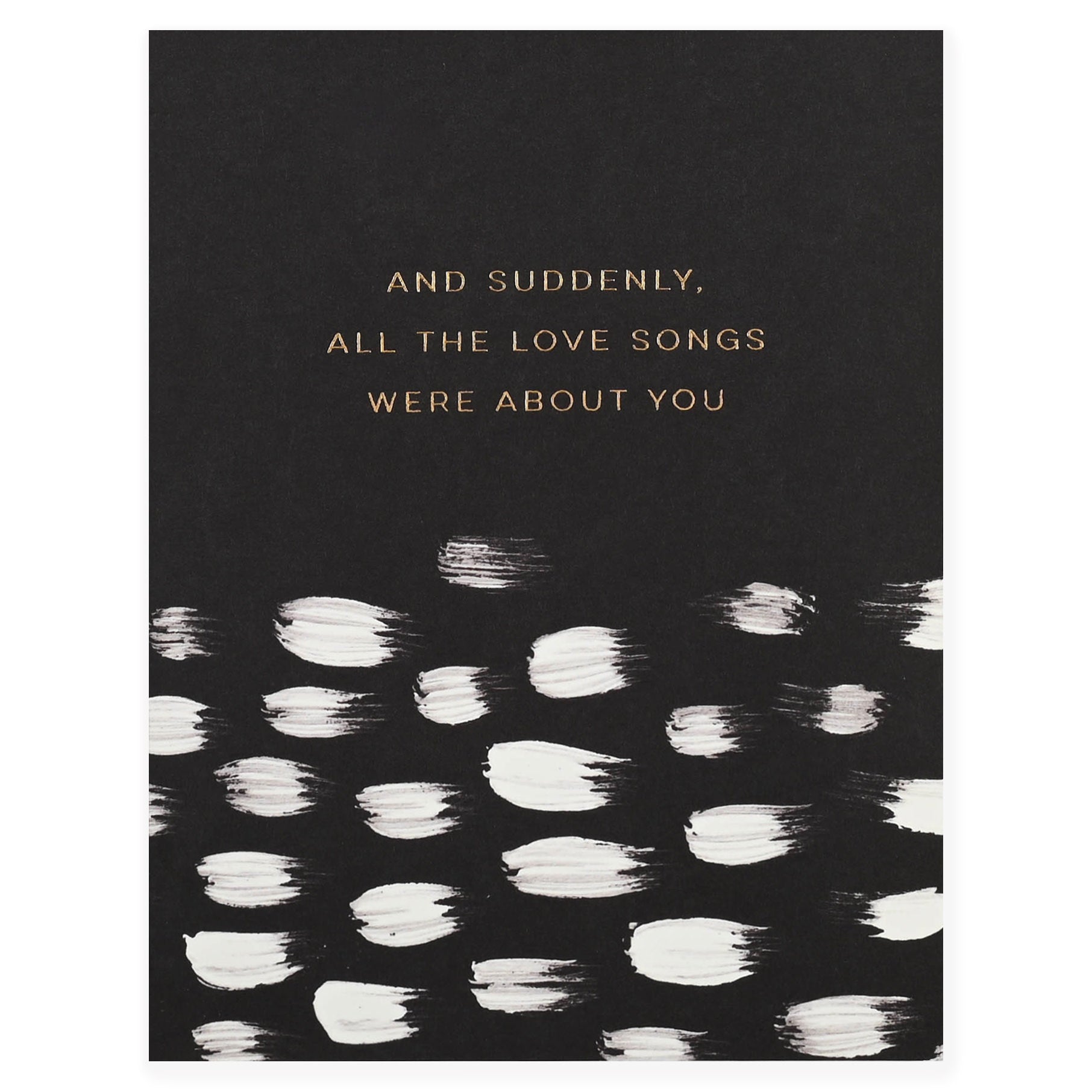 Antiquaria Brushed Love Songs Greeting Card