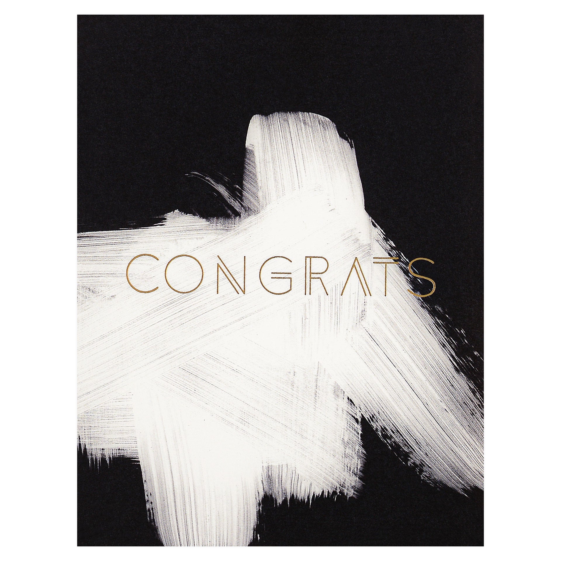 Antiquaria Brushed Congrats Greeting Card