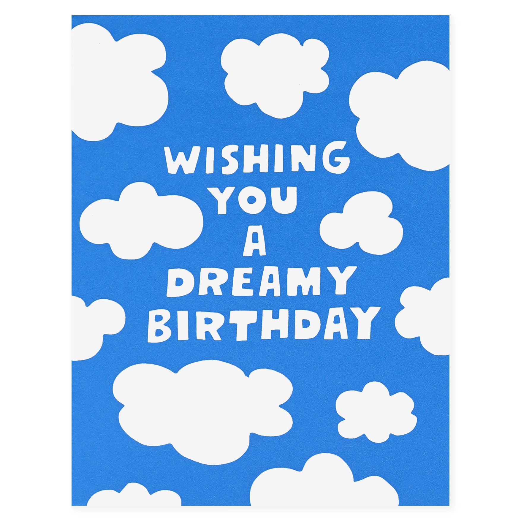 Ashkahn Dreamy Birthday Clouds Greeting Card