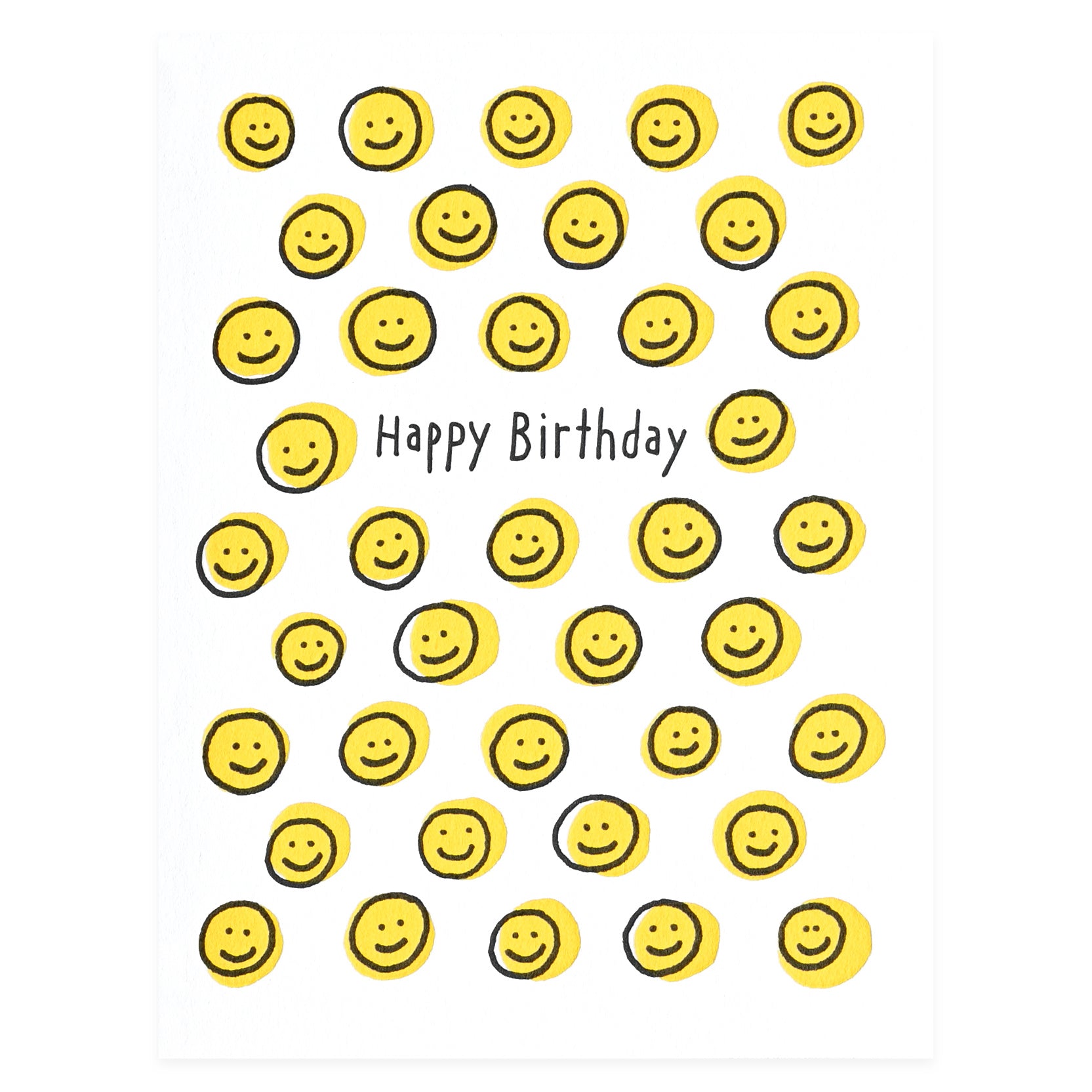 Ashkahn Happy Face Birthday Card