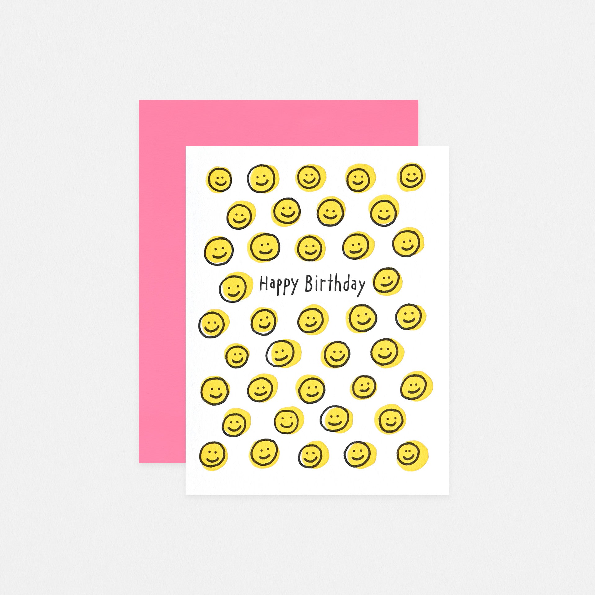 Ashkahn Happy Face Birthday Card