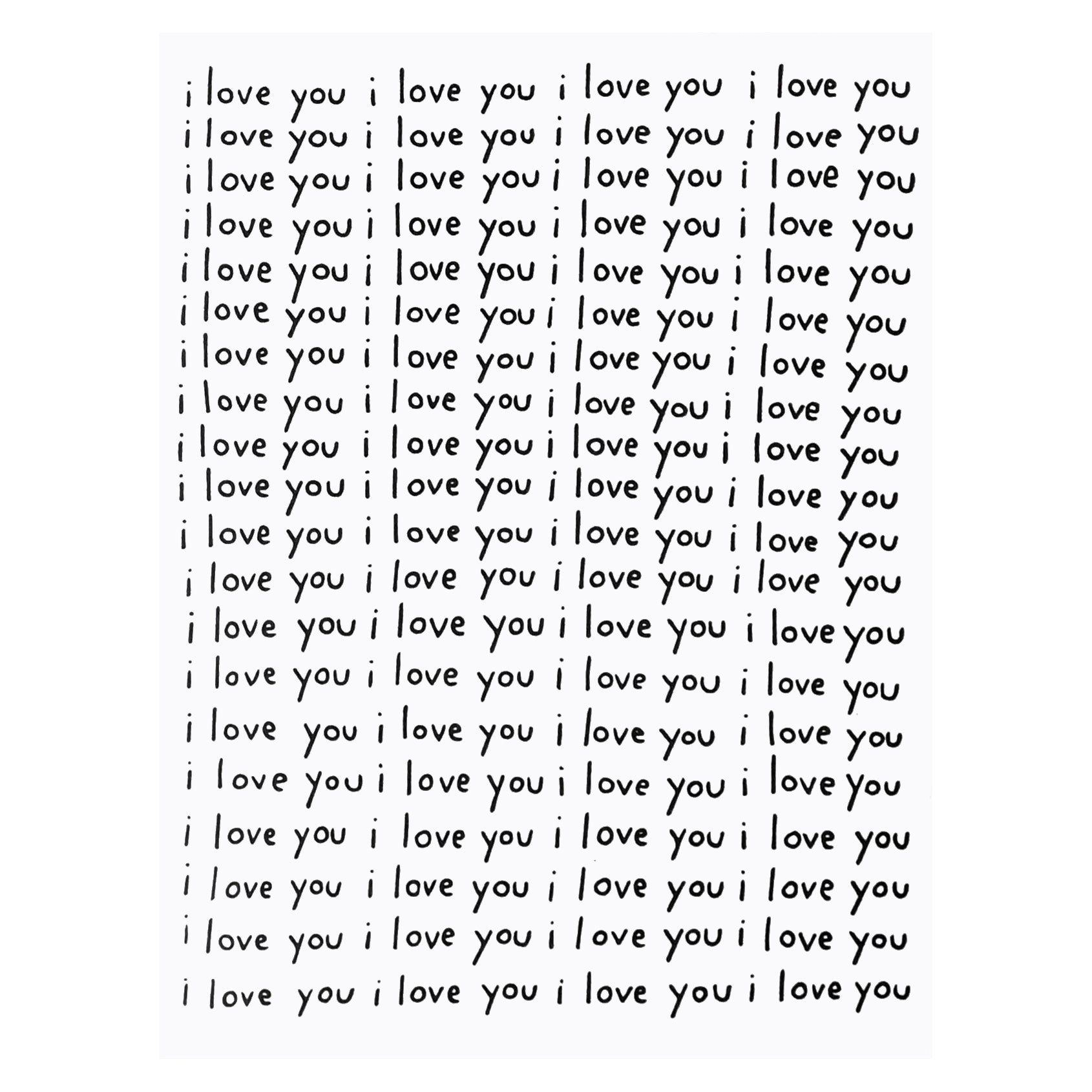 Ashkahn I Love You I Love I Love You Greeting Card