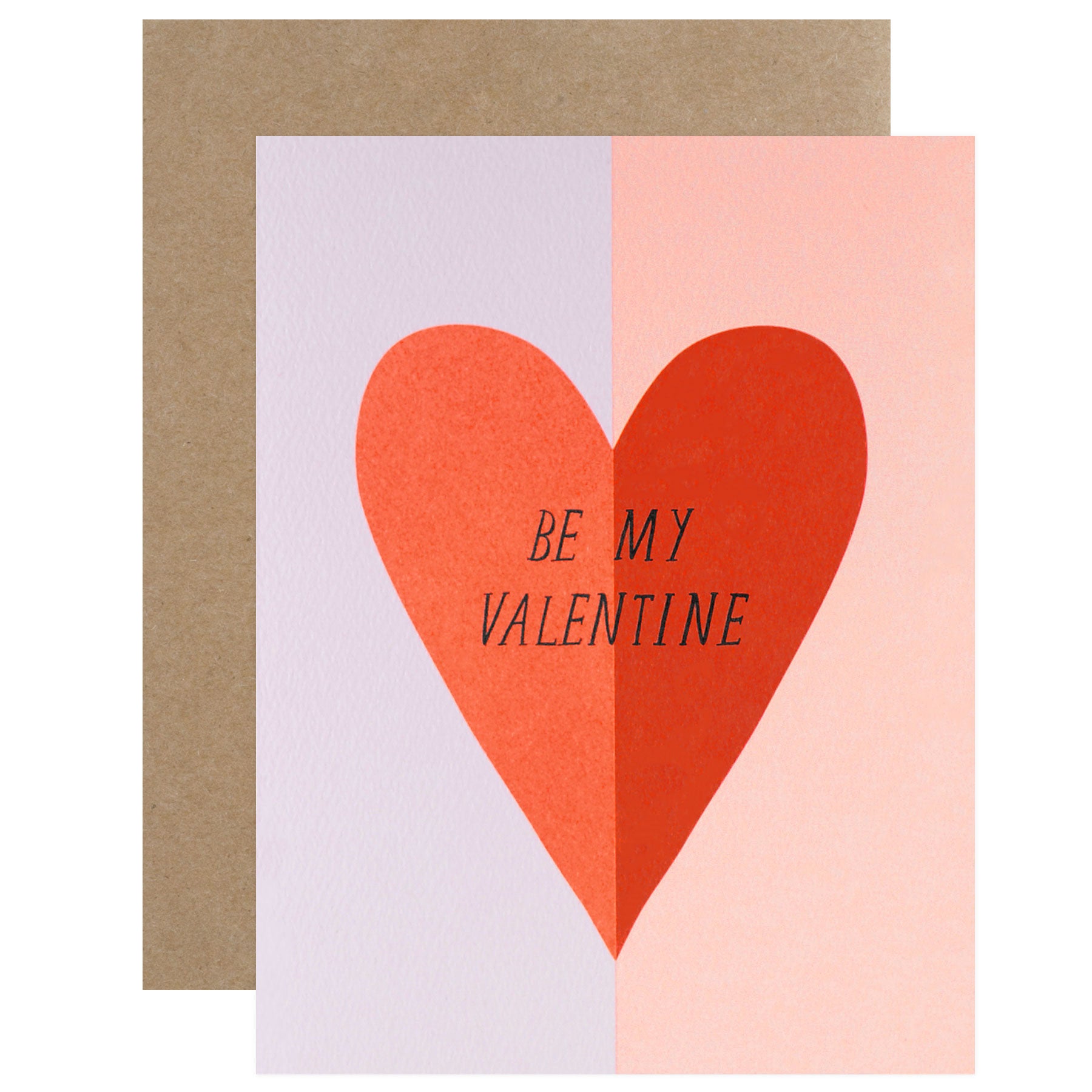 Hartland Brooklyn Be My Valentine Large Heart Greeting Card