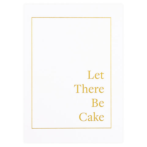 Bourne Paper Co. Let There Be Cake Birthday Card 