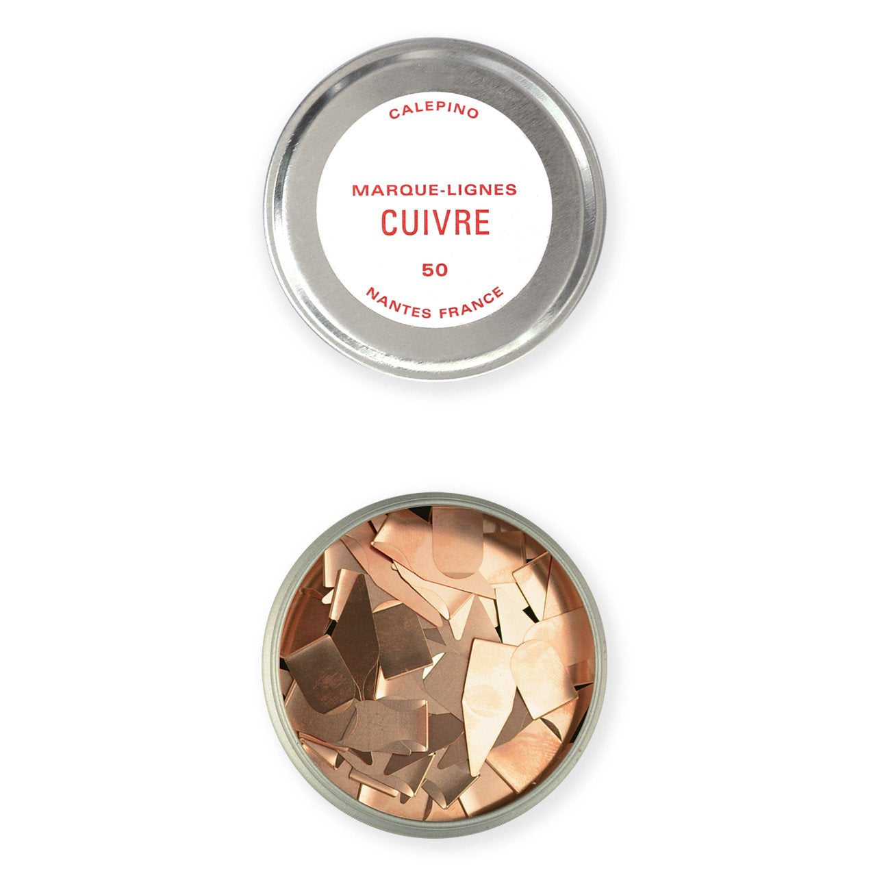 Calepino Cuivre (Copper) Line Marker Clips