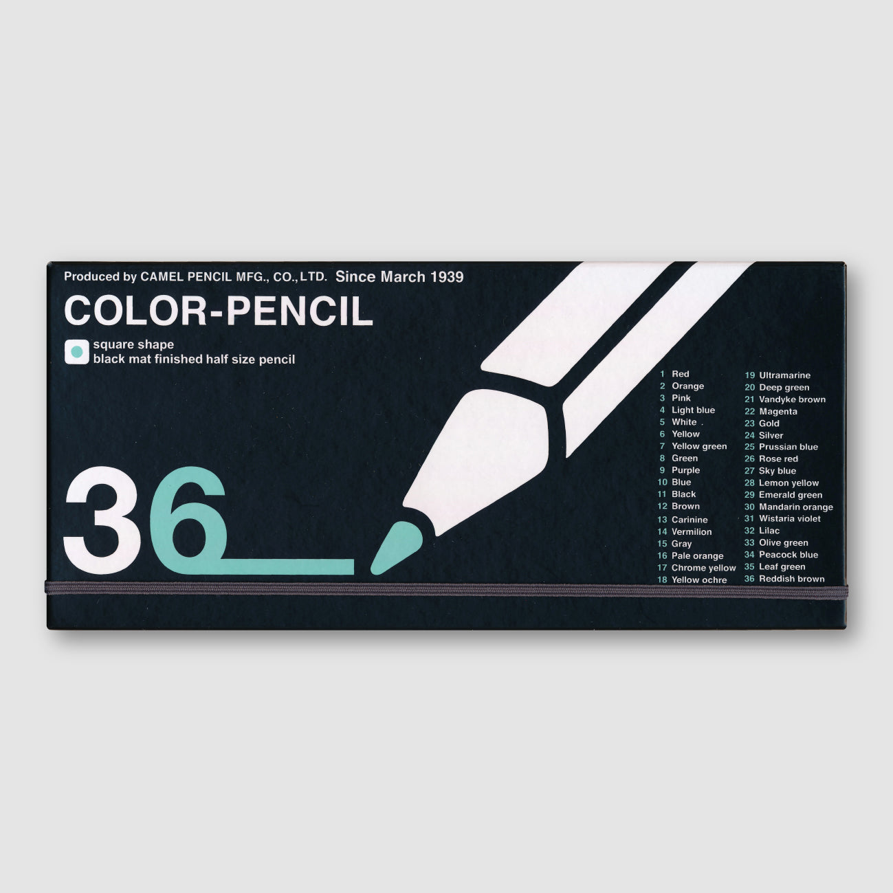 Camel Pencil Co. Camel 36 Color Half Size Pencils Set