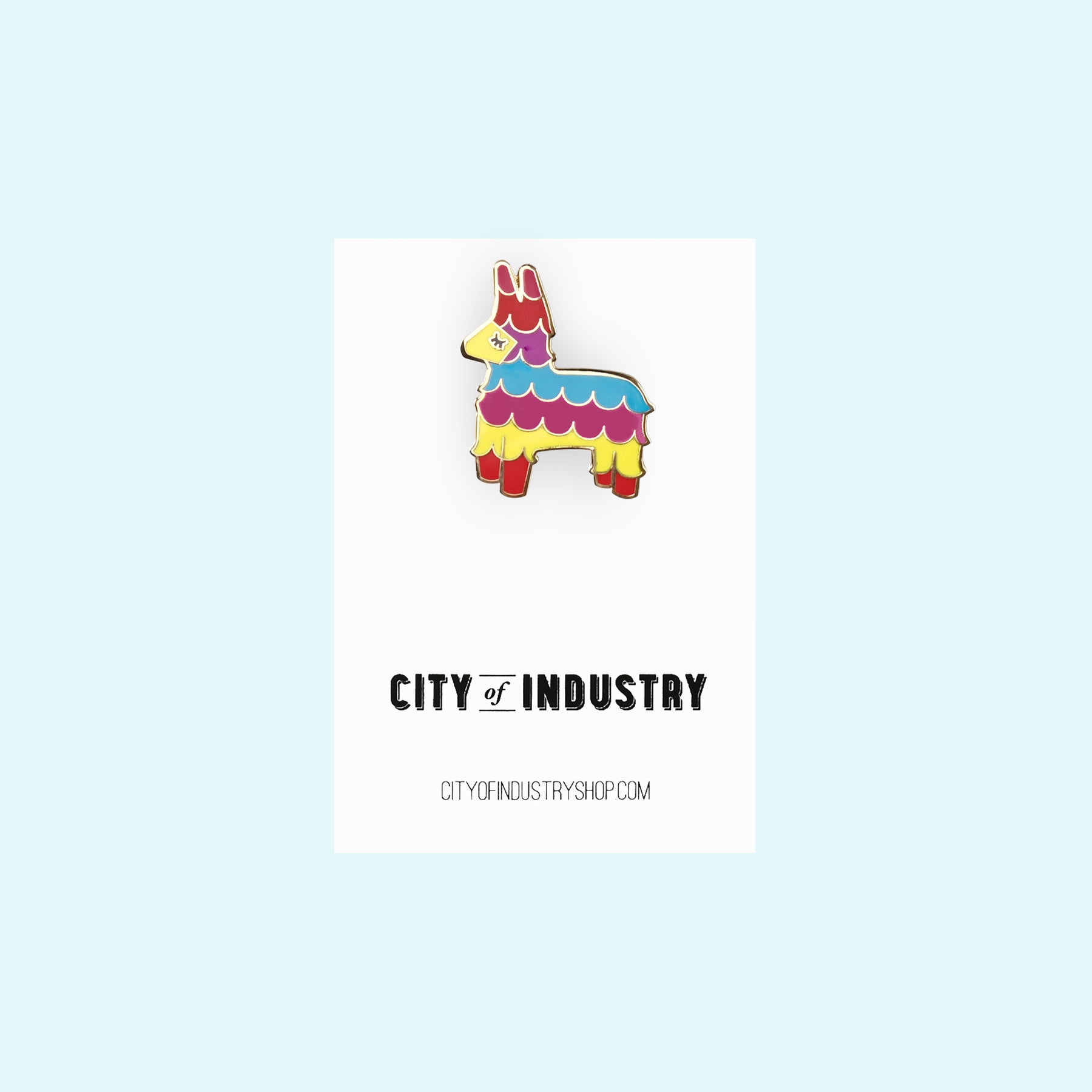 City of Industry Piñata Enamel Pin