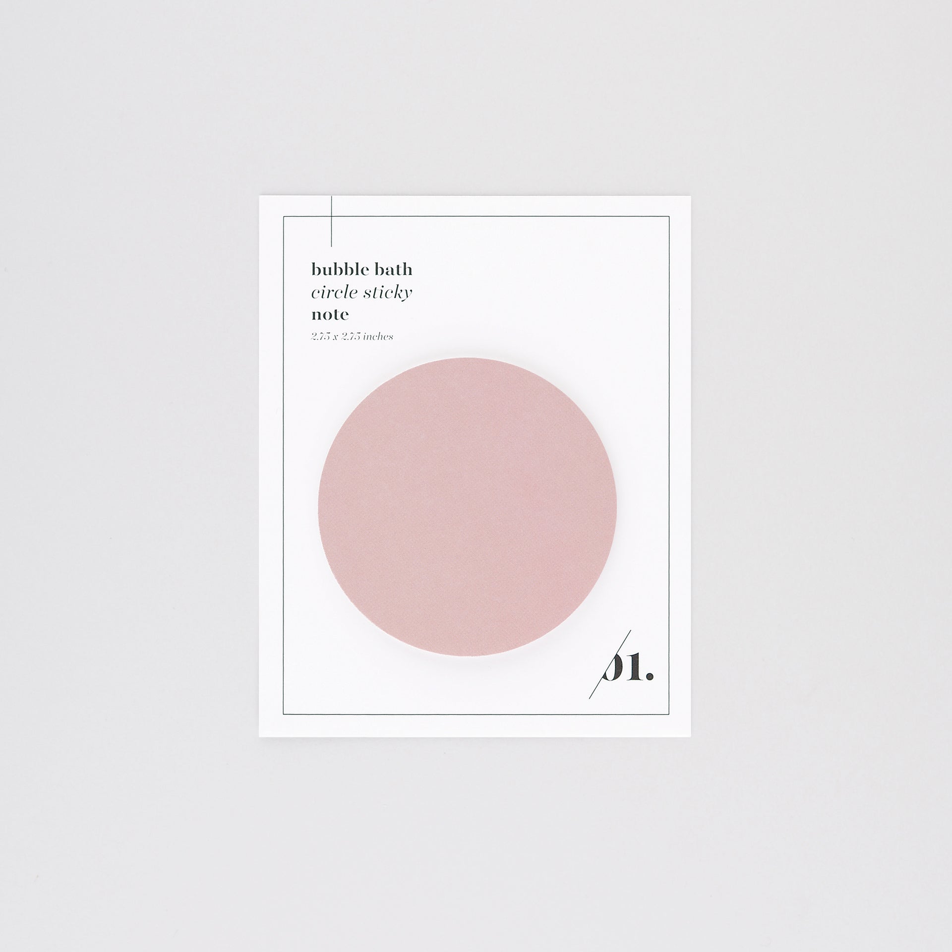 Cloth & Paper Circle Sticky Notes | Bubble Bath, Dirty Chai Or Neptune Bubble Bath