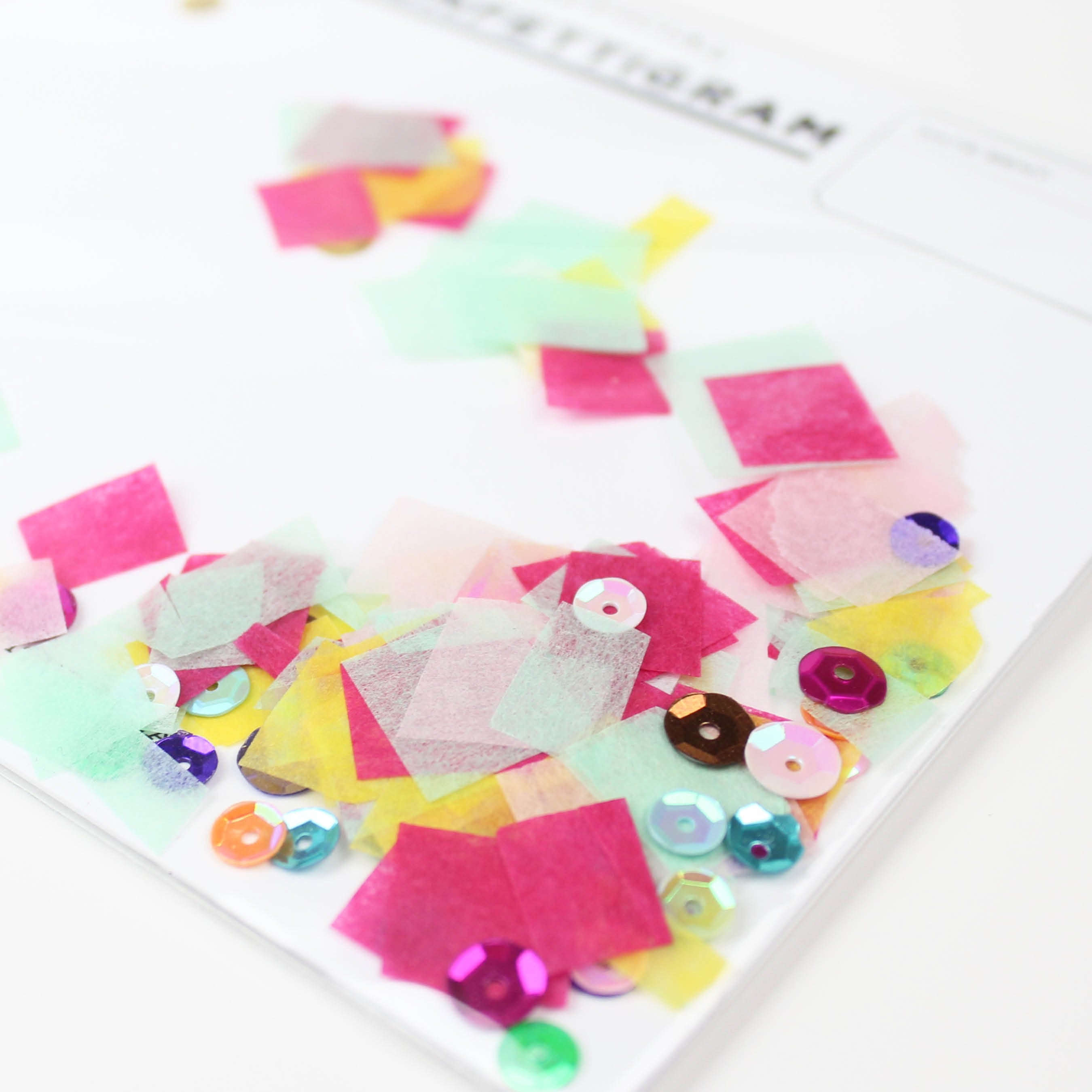 Inklings Paperie Confettigram Birthday Brights Greeting Card