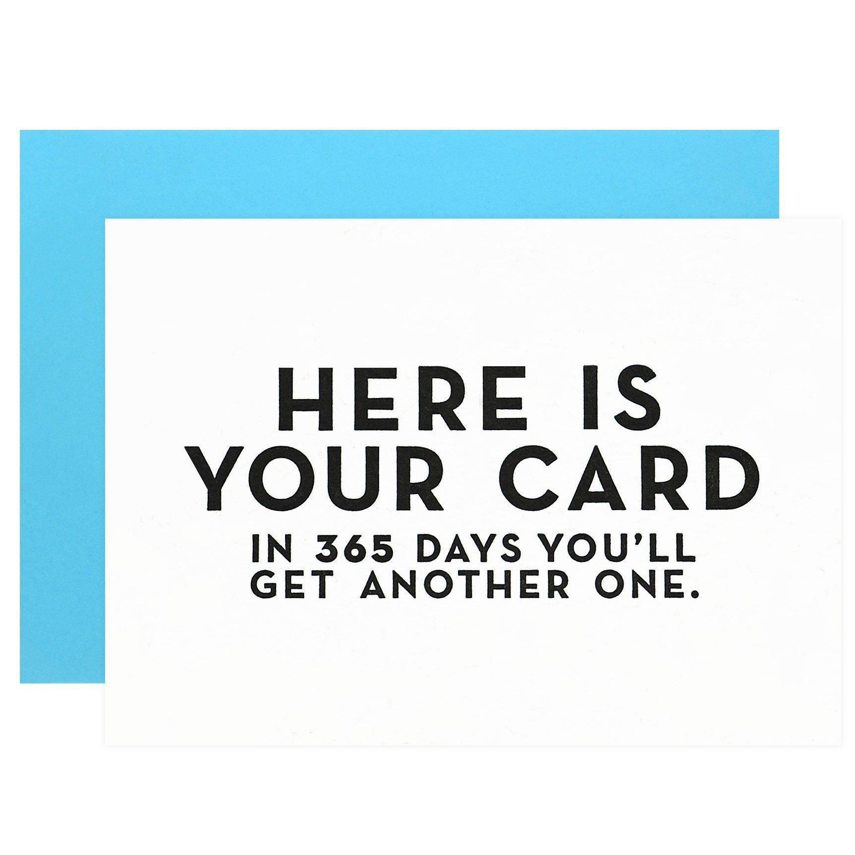 Constellation & Co. Here Is Your Card Birthday Card