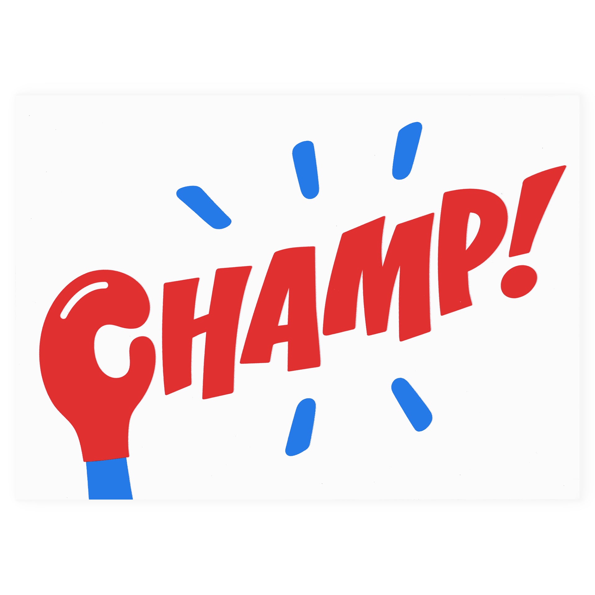 Crispin Finn Champ Greeting Card