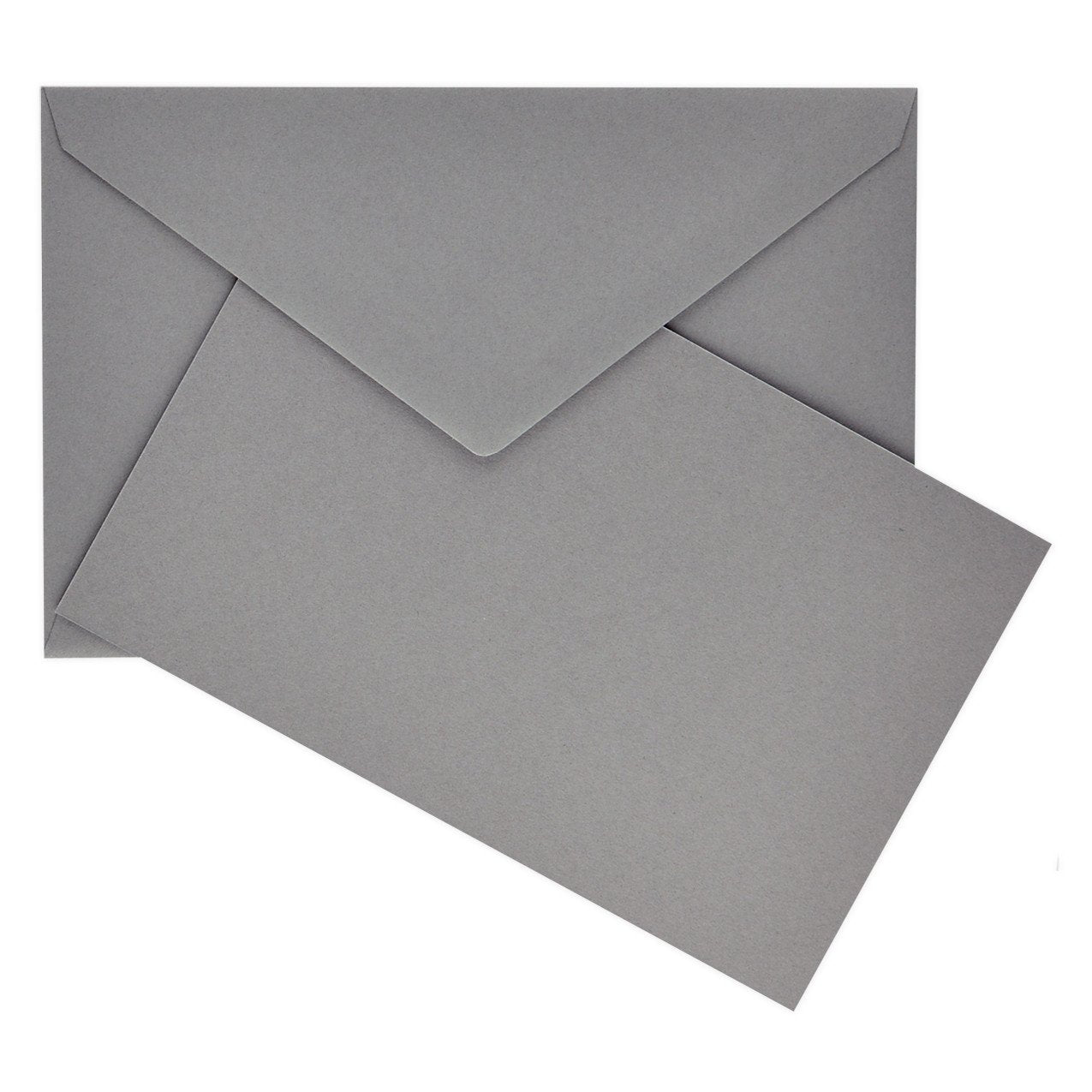 Crown Mill Color Vellum Finish Flat Note Cards Boxed Grey