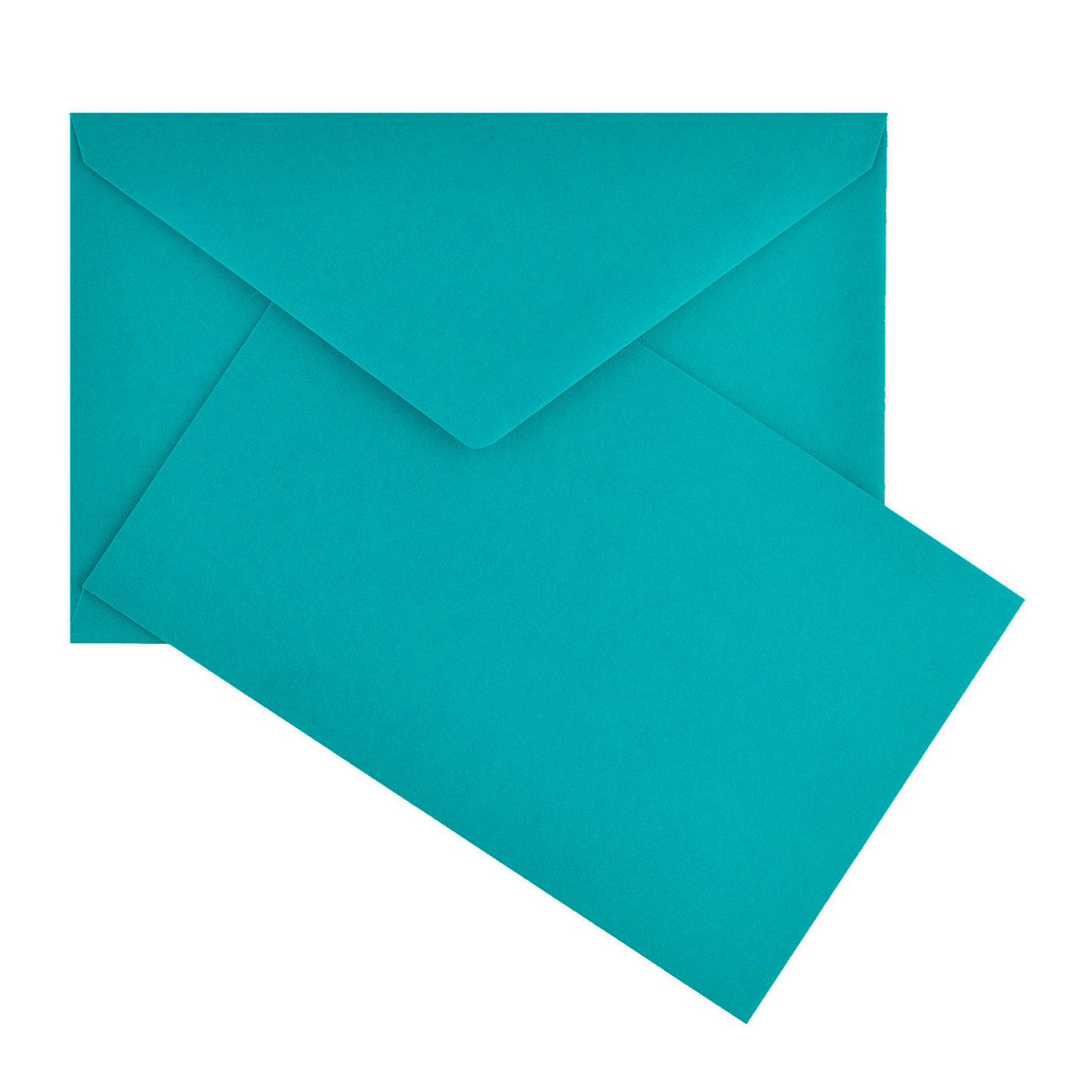 Crown Mill Color Vellum Finish Flat Note Cards Boxed Teal