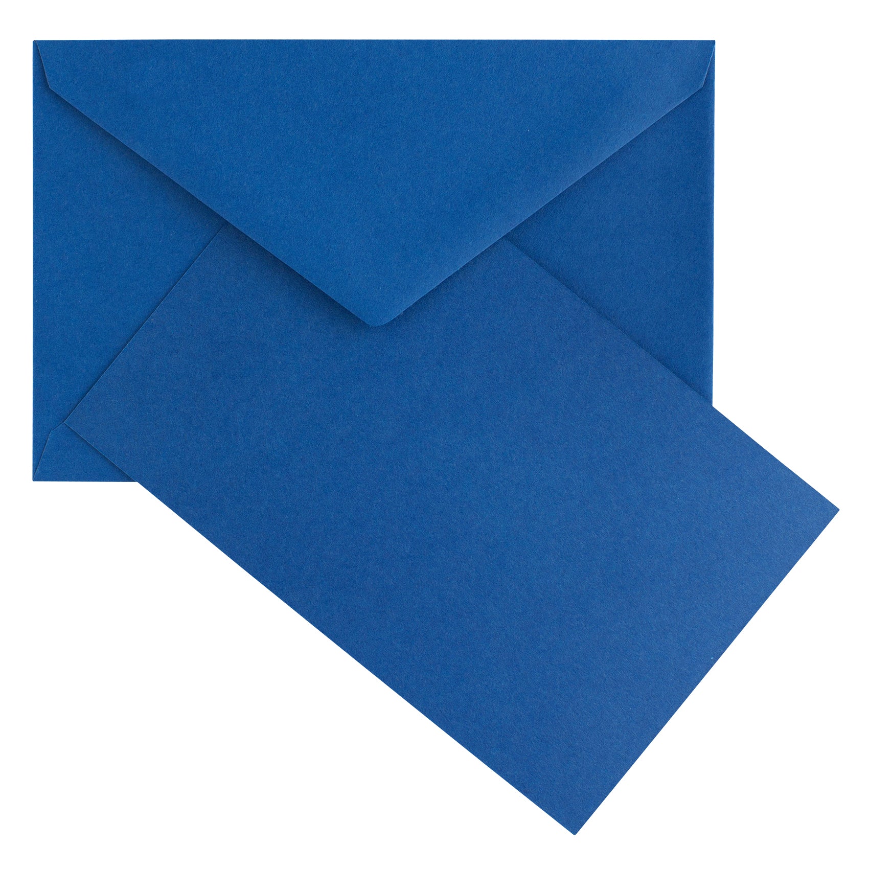 Crown Mill Color Vellum Finish Flat Note Cards Boxed Blue