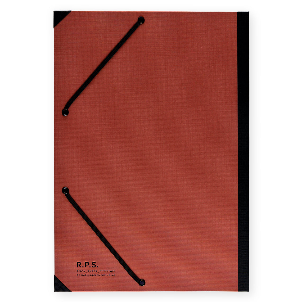 Darling Clementine Darling Clementine Hardcover Folder Rust Linen