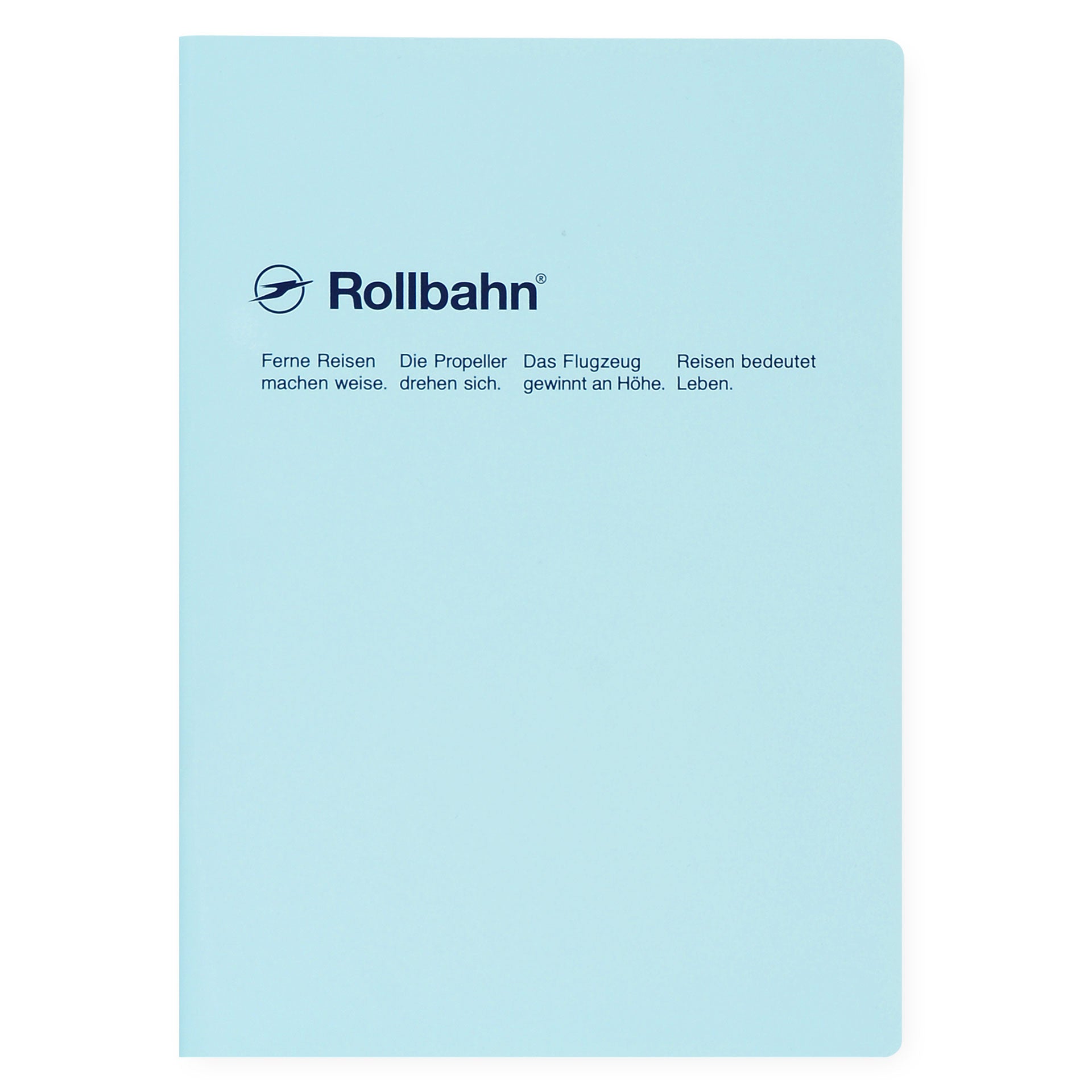 Delfonics Rollbahn "Note" Notebook Pocket, Large, A5 Or Extra Large | 10 Colors Light Blue / Pocket A6 ( 4 x 6")