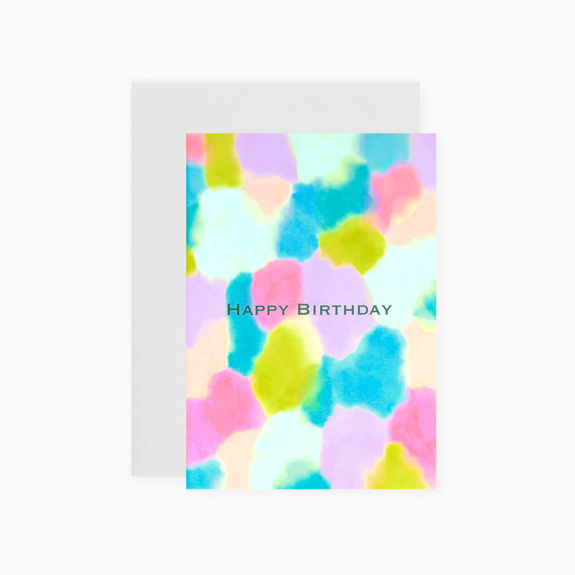 The Design Palette Rainbow Birthday Card
