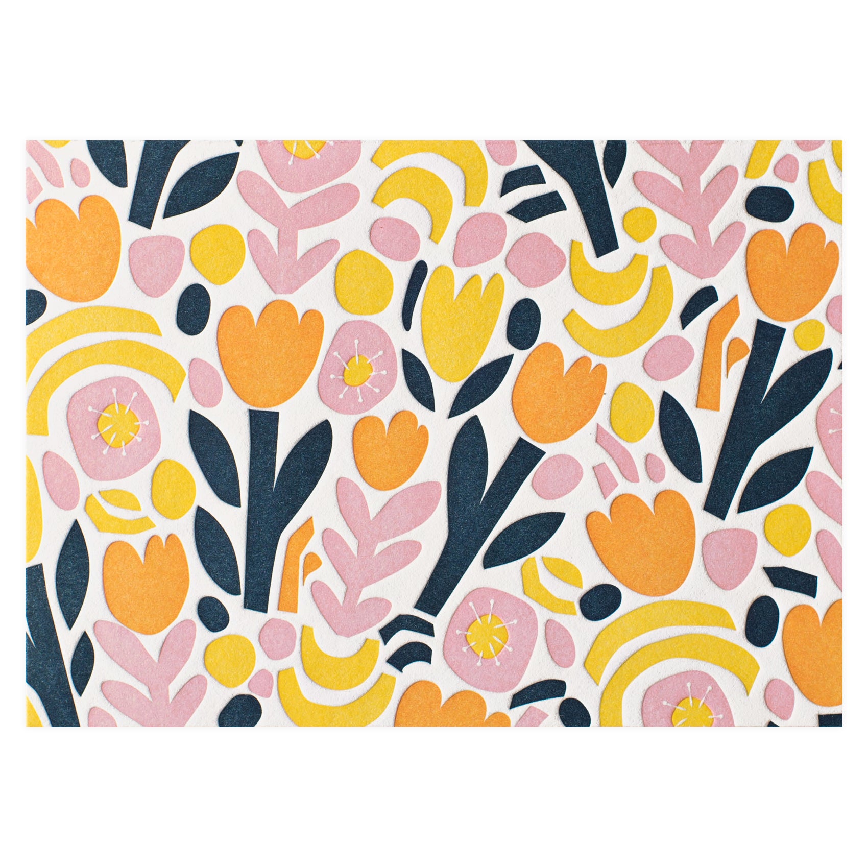 Elum Collage Garden Folded Note Cards Boxed