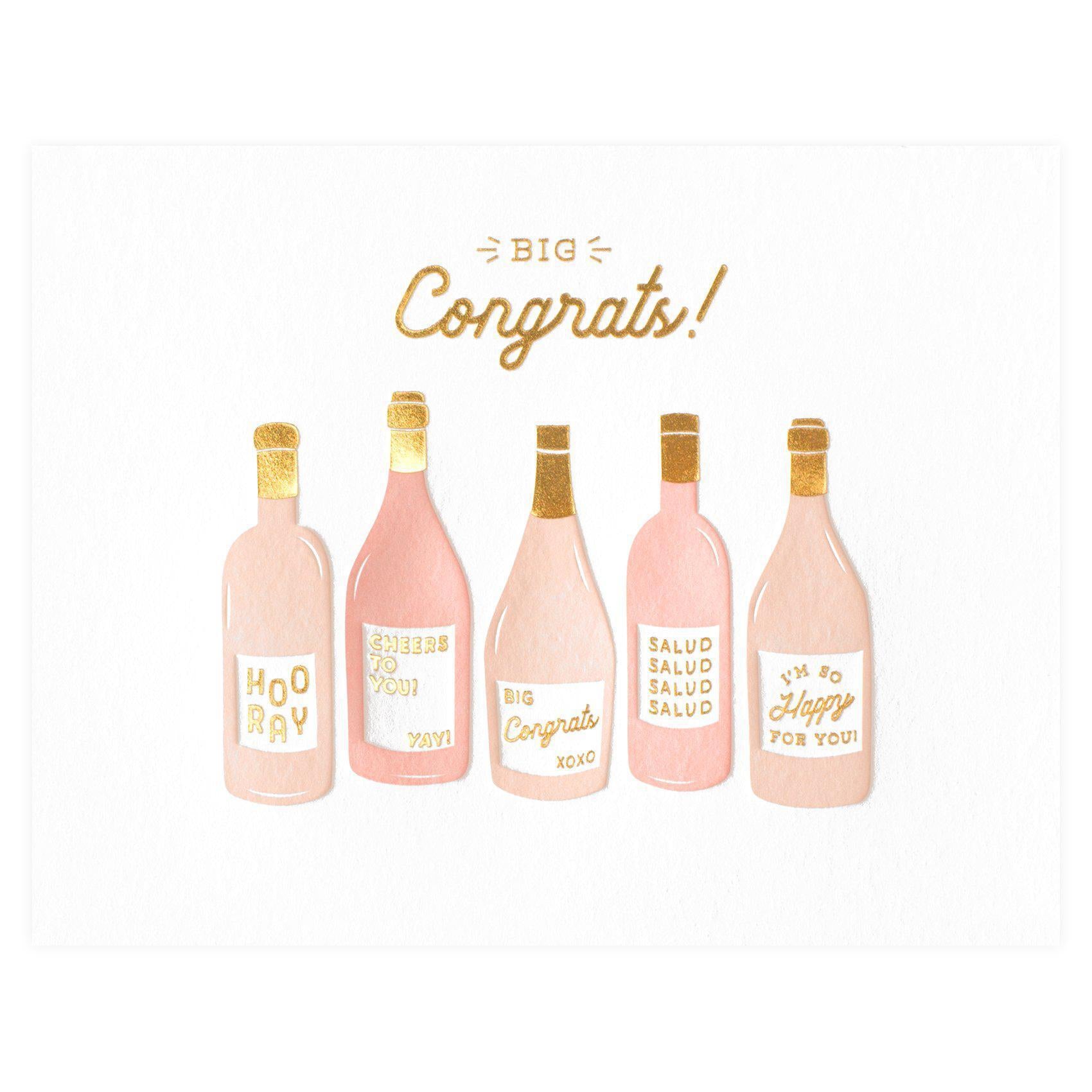 Elum Rosé Congrats Greeting Card
