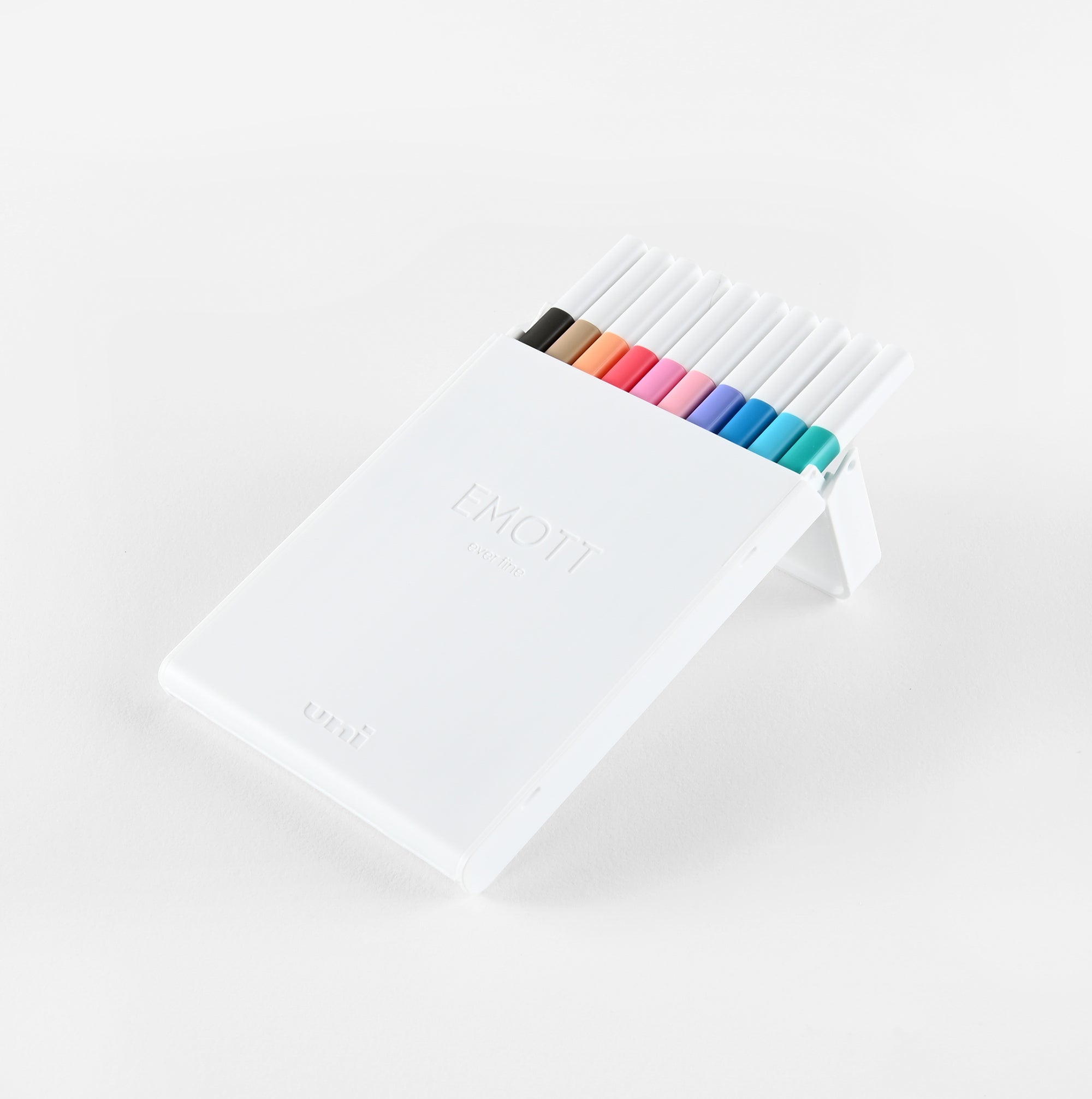 Uni Emott Fineliner Pens Soft Colors Box of 10