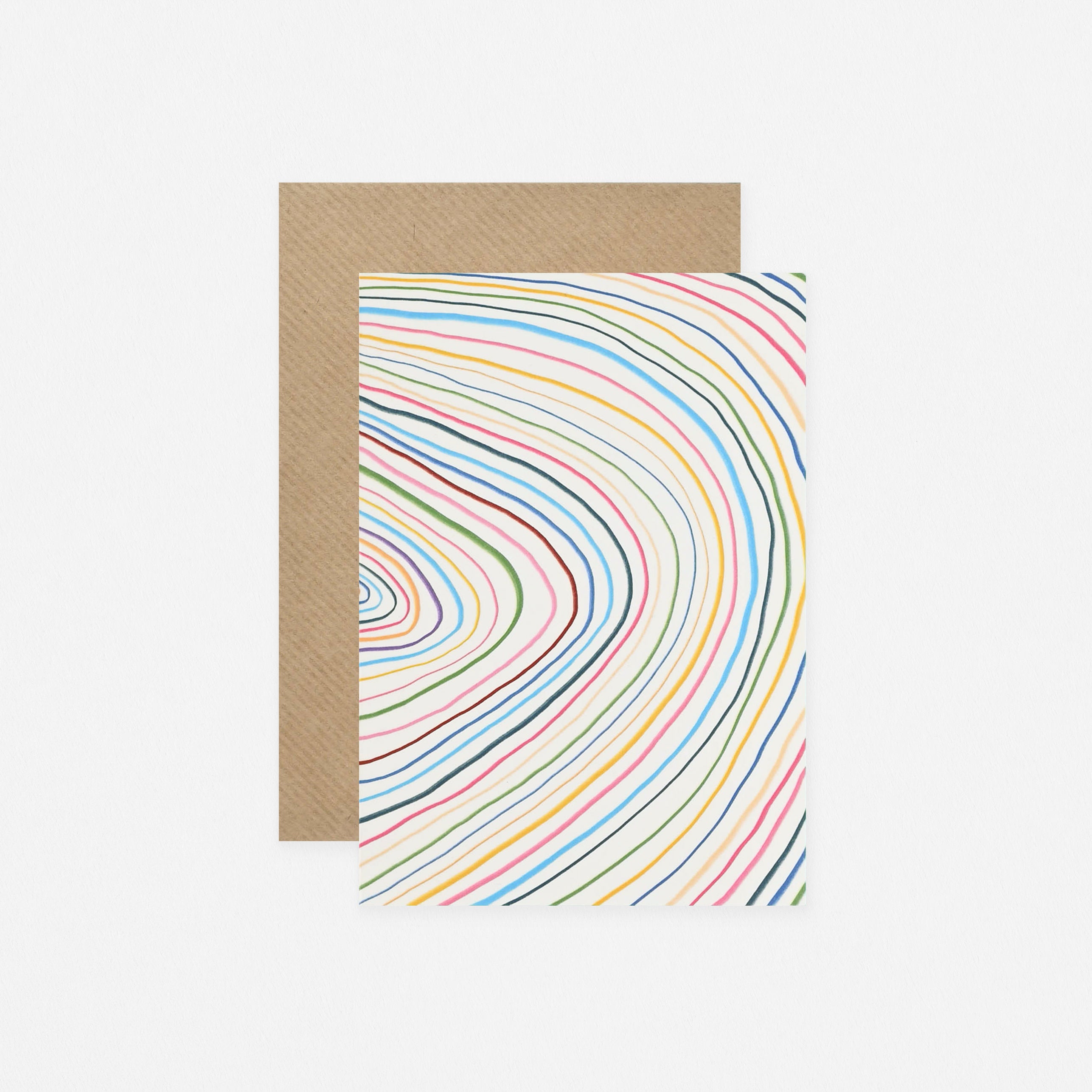 Evermade Sideways Rainbow No. 5 Greeting Card
