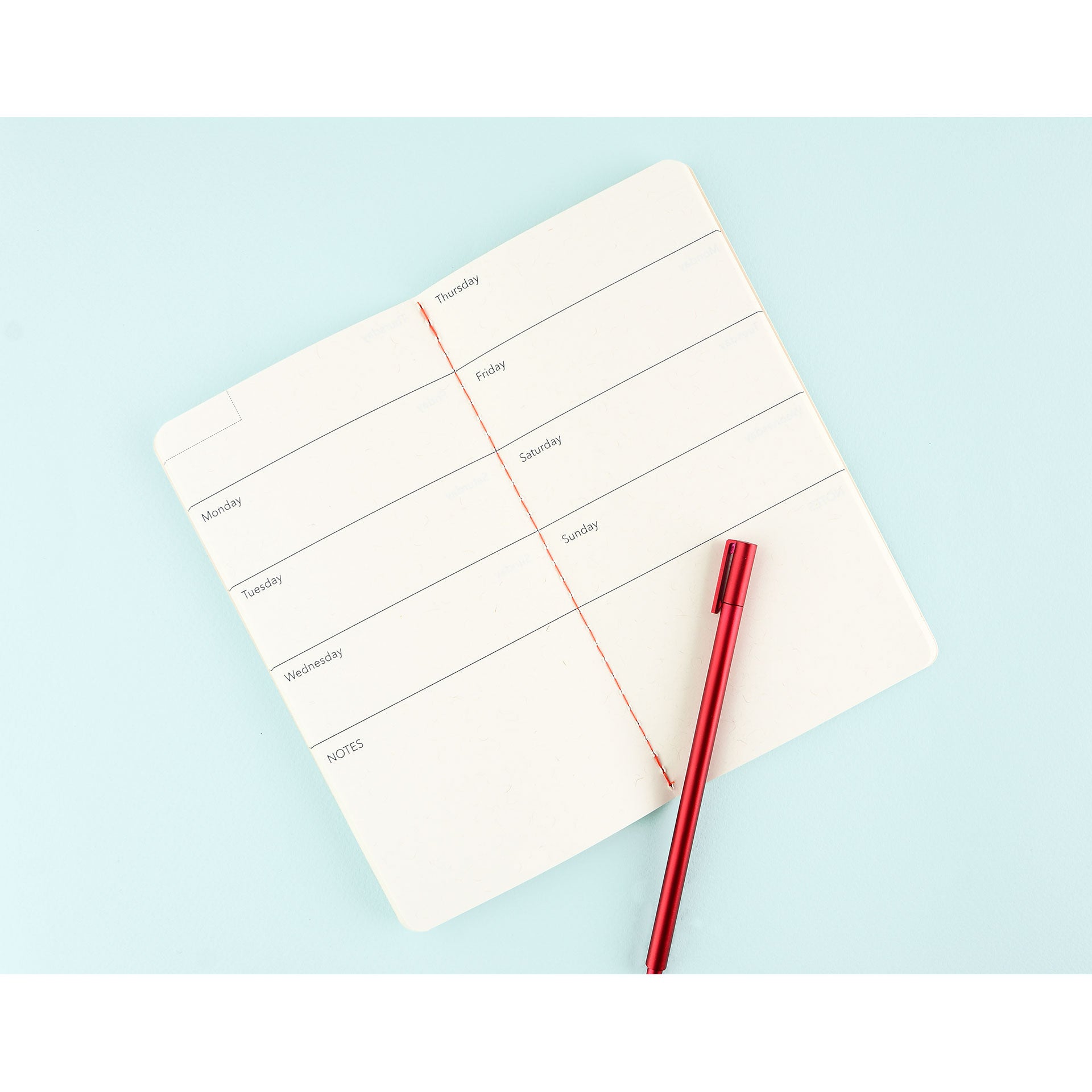 Blackbird Letterpress Frida Kahlo Weekly Planner Undated