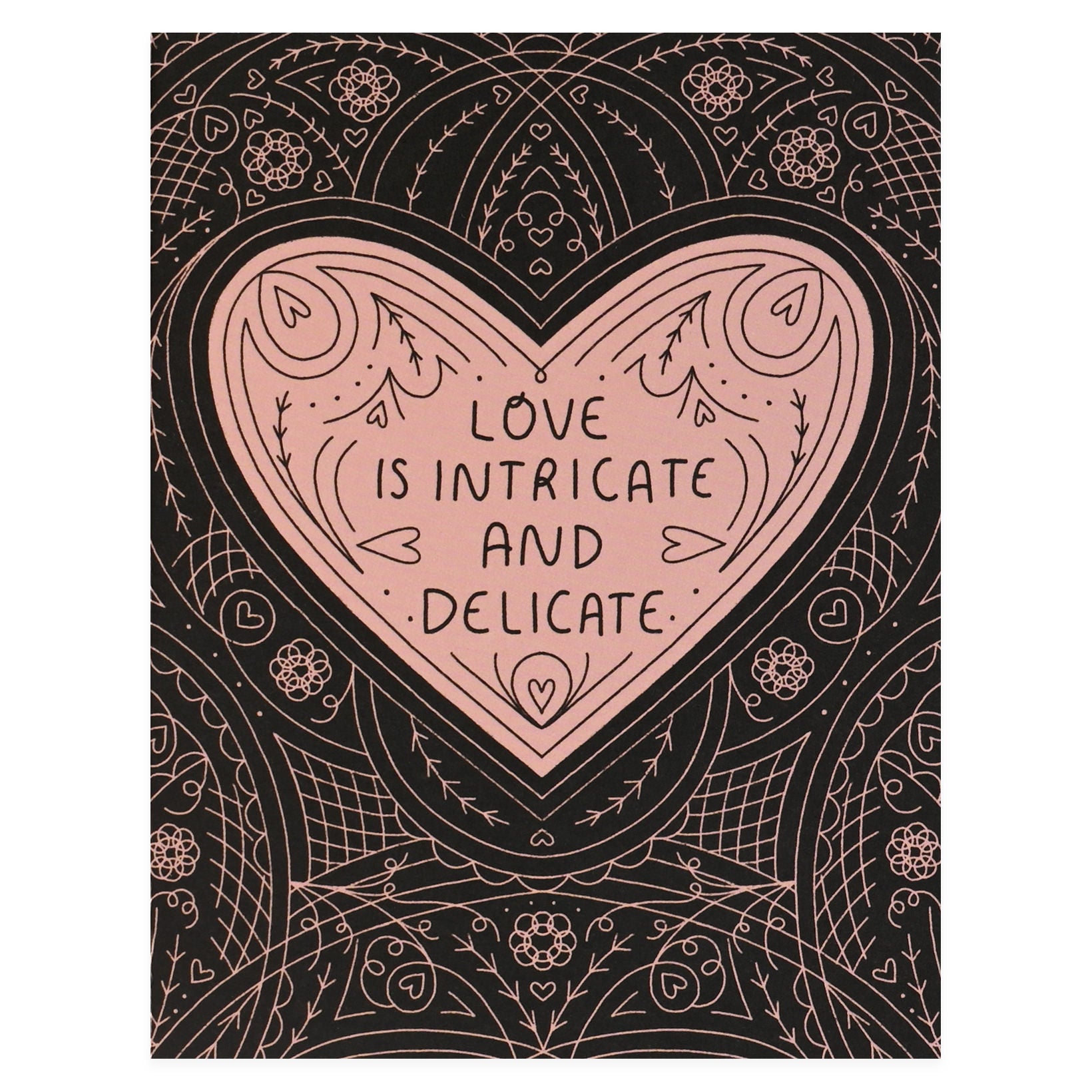 Gingiber Love is Intricate Greeting Card