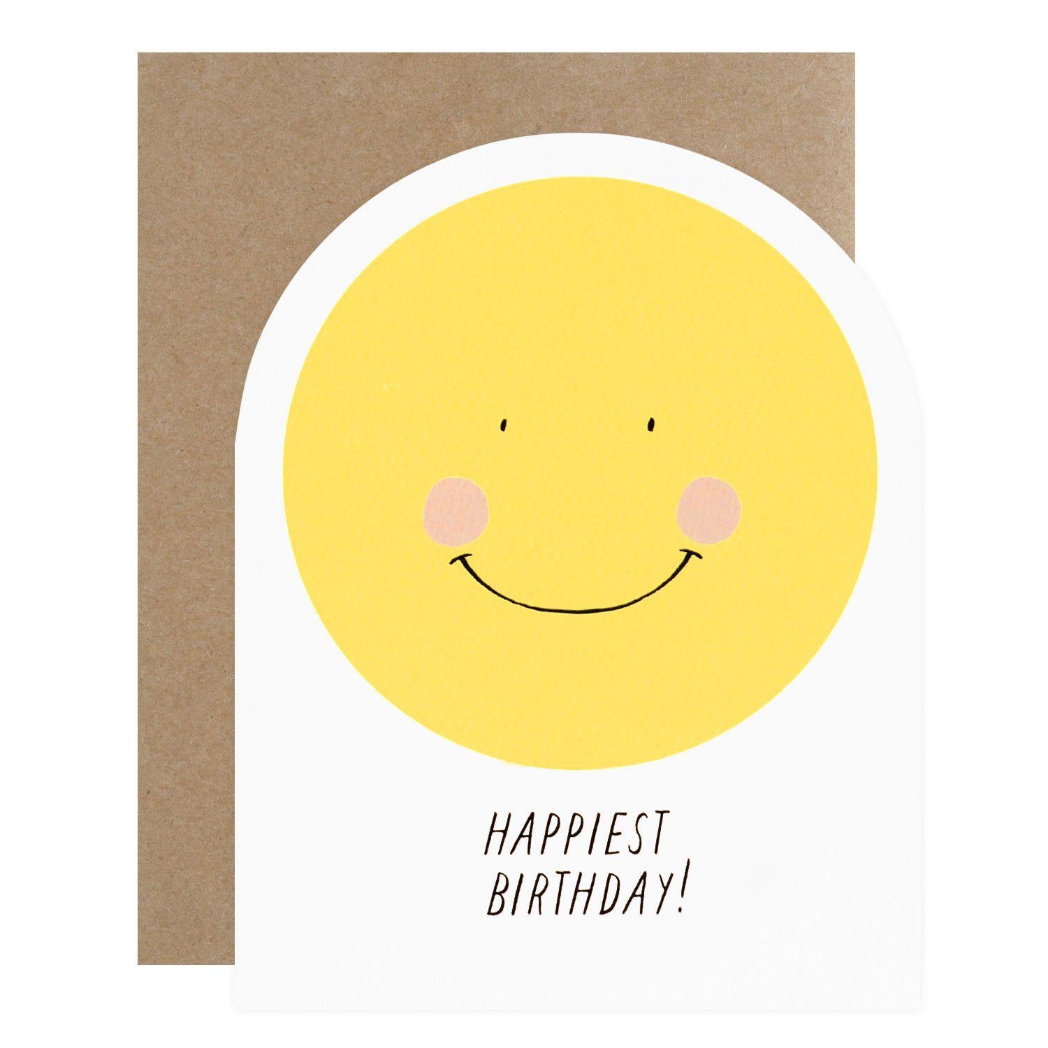 Hartland Brooklyn Happy Birthday Smiley Greeting Card