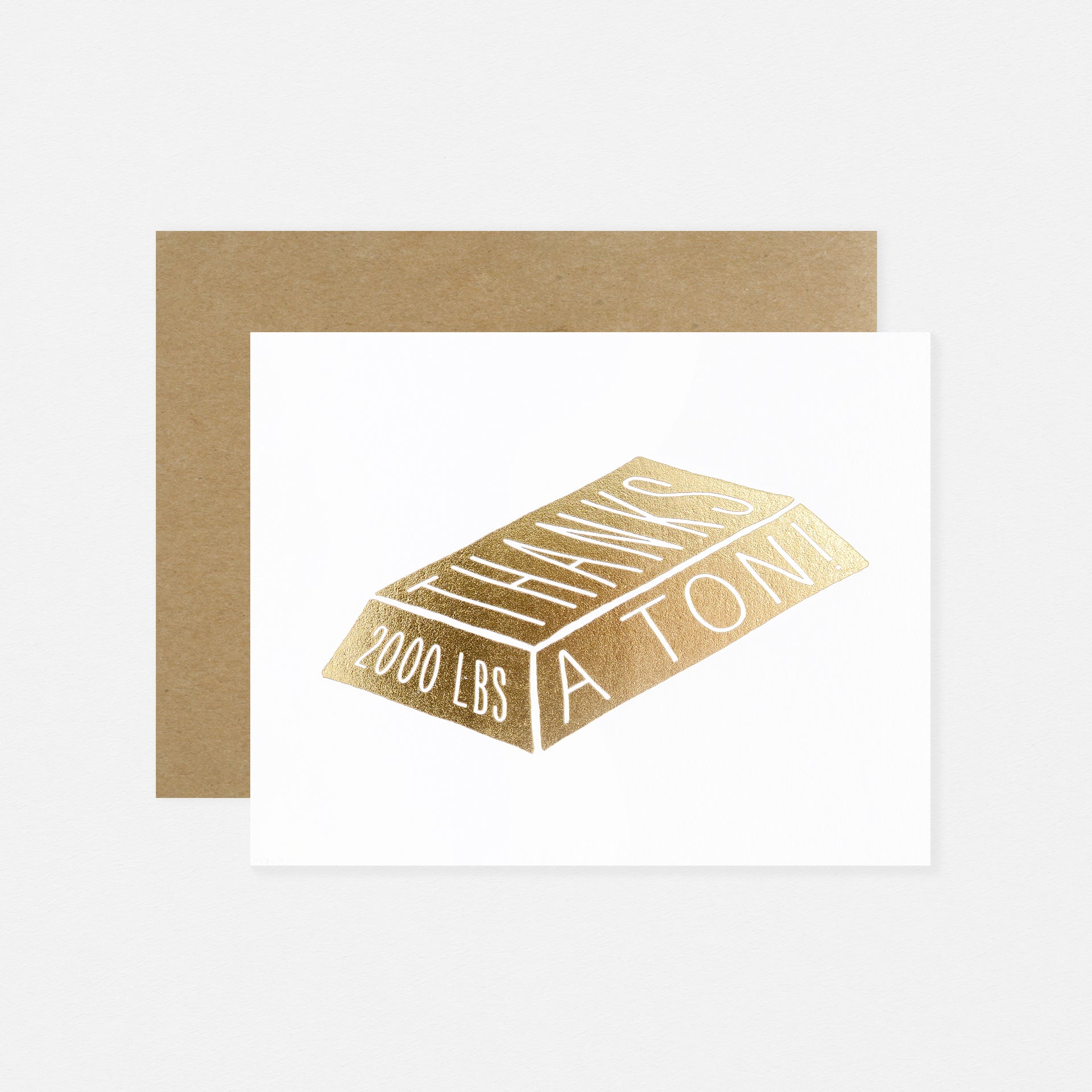 Hello Paper Co. Thanks A Ton Greeting Card