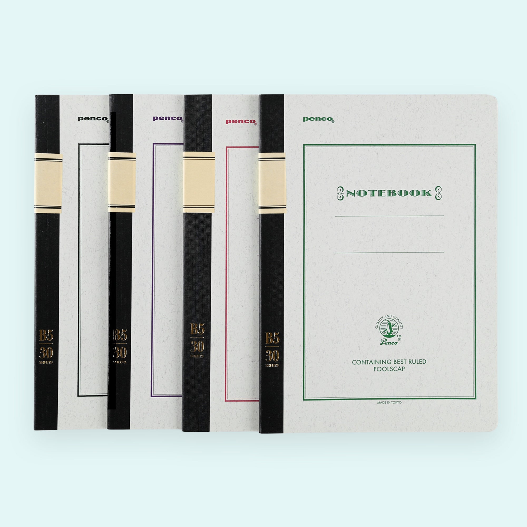 Hightide Penco Foolscap  Notebook B5 | 4 Colors