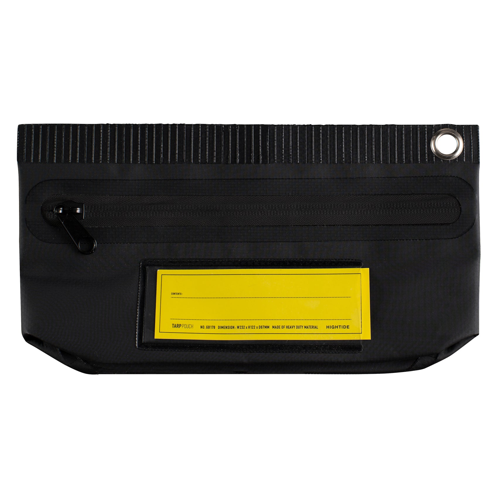 Hightide Small Tarp Pouch Black or White Black
