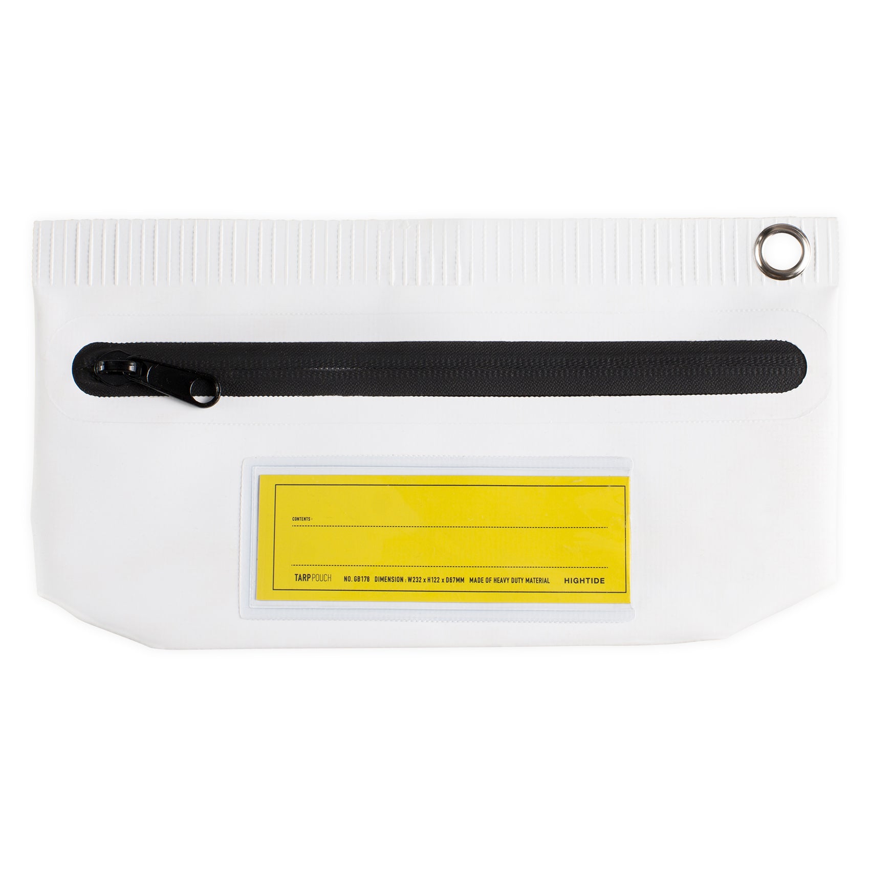 Hightide Small Tarp Pouch Black or White White