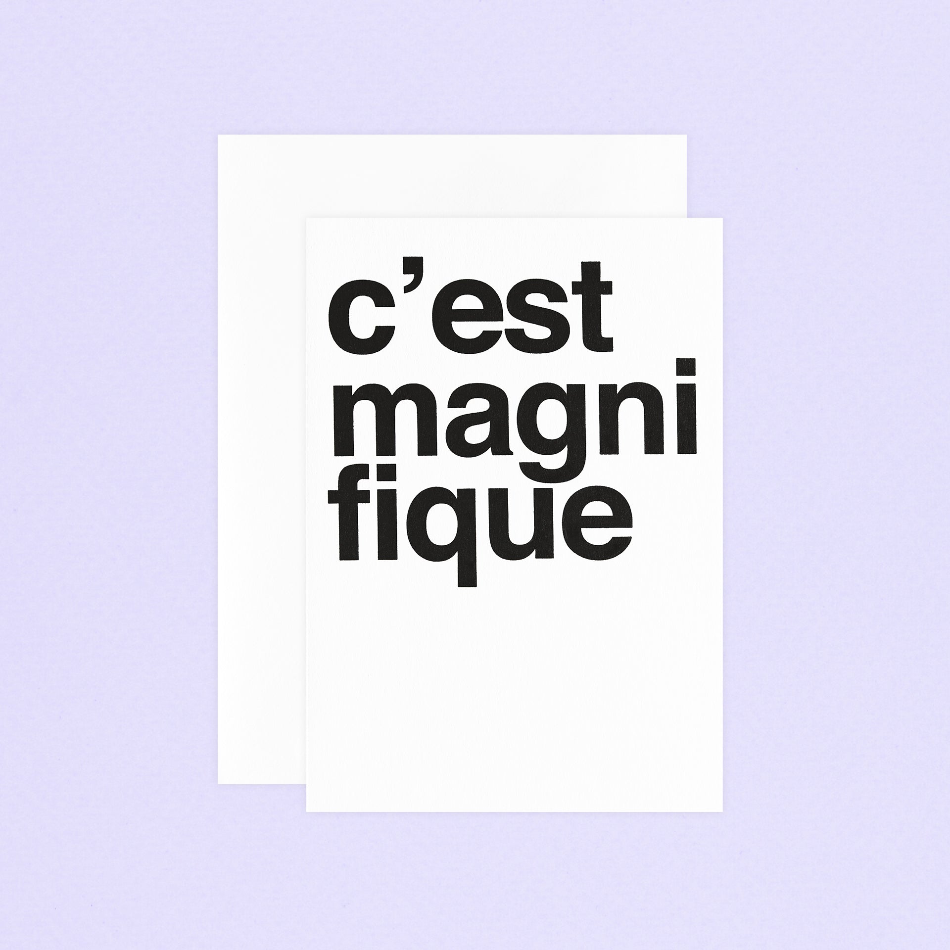Imogen Owen C'est Magnifique Greeting Card