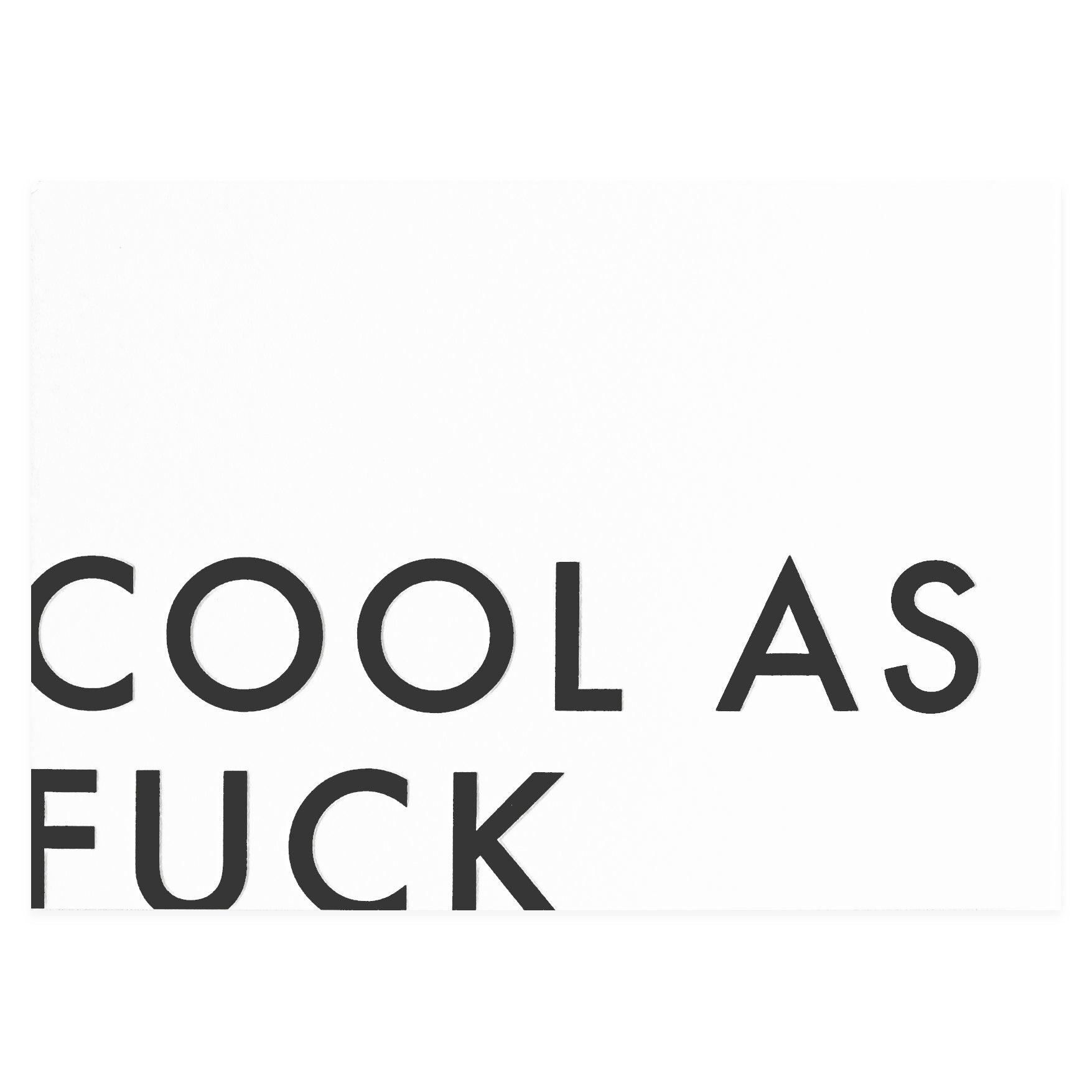 Imogen Owen Cool As F Greeting Card