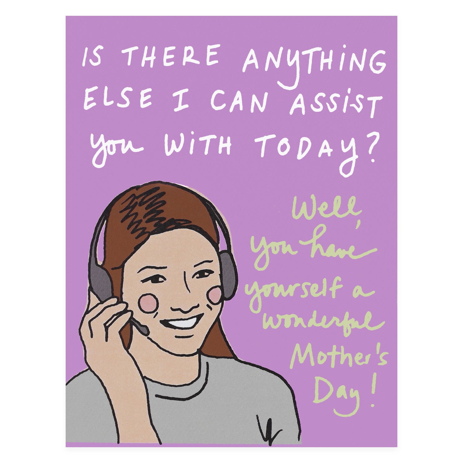 La Familia Green Customer Service Mother's Day Card