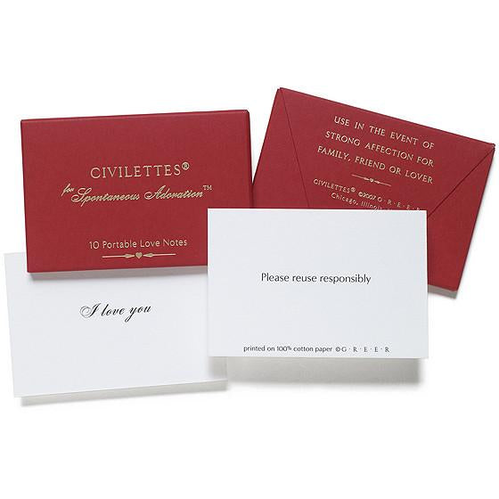 GREERChicago Civilettes Portable Love Notes