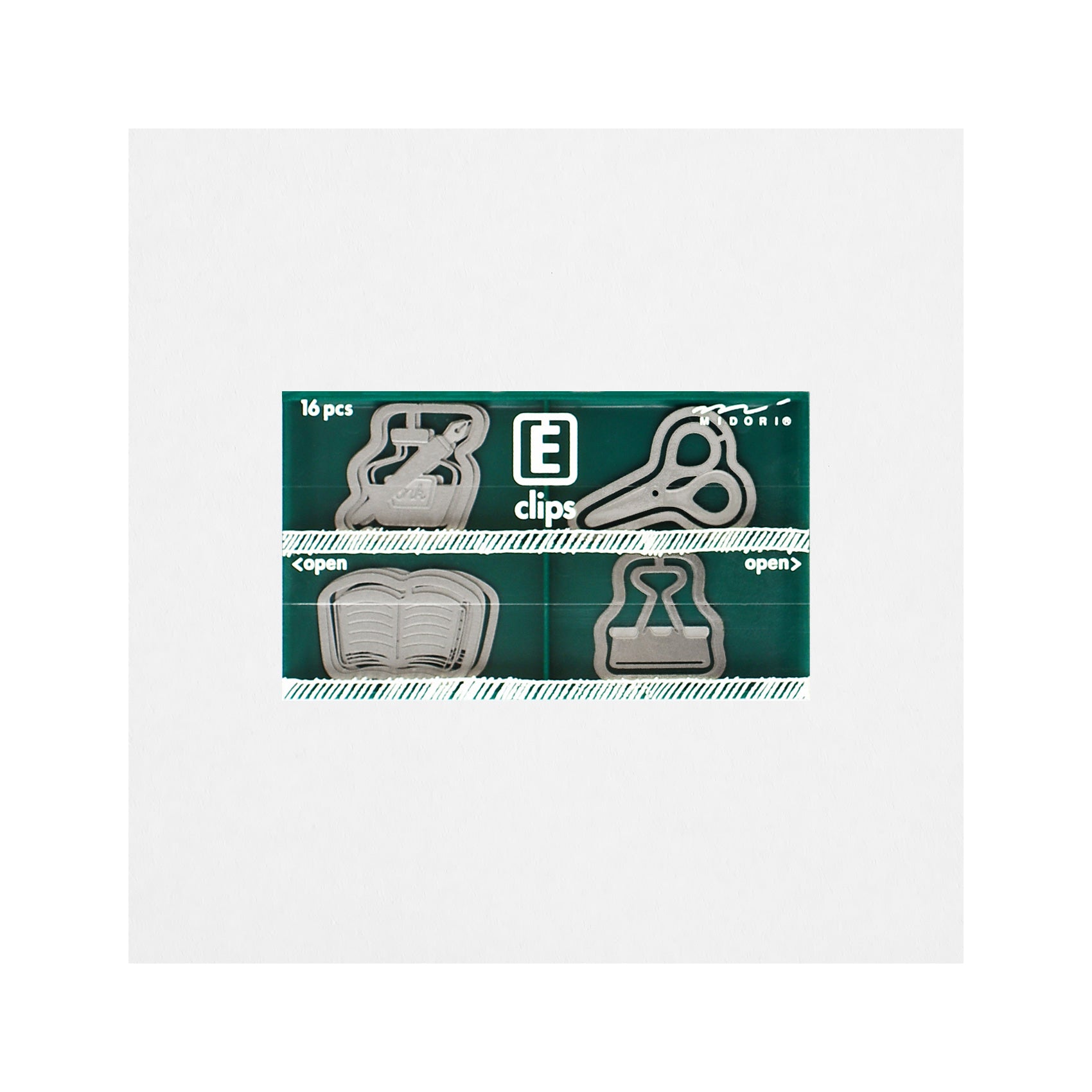 Midori Midori Etching E-Clips | Stationery