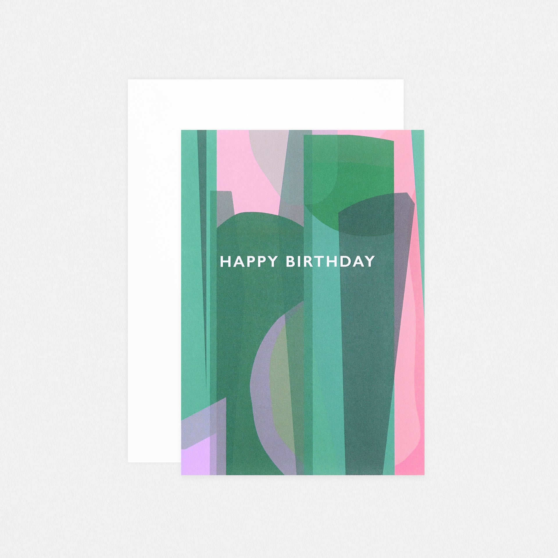 Mock Up Designs Happy Birthday Stained Glass Greeting Card