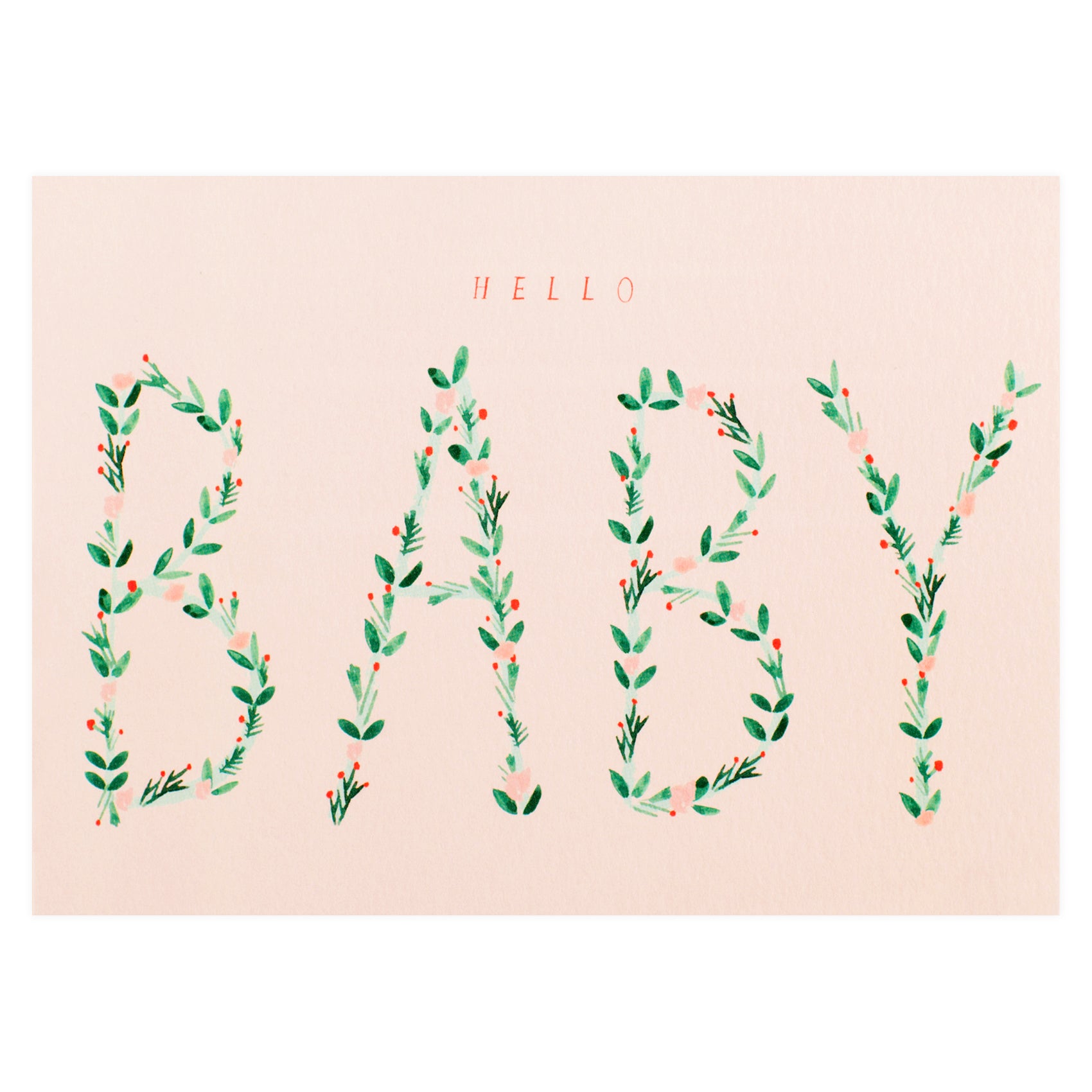 Mr. Boddington's Studio Hello Baby Greeting Card