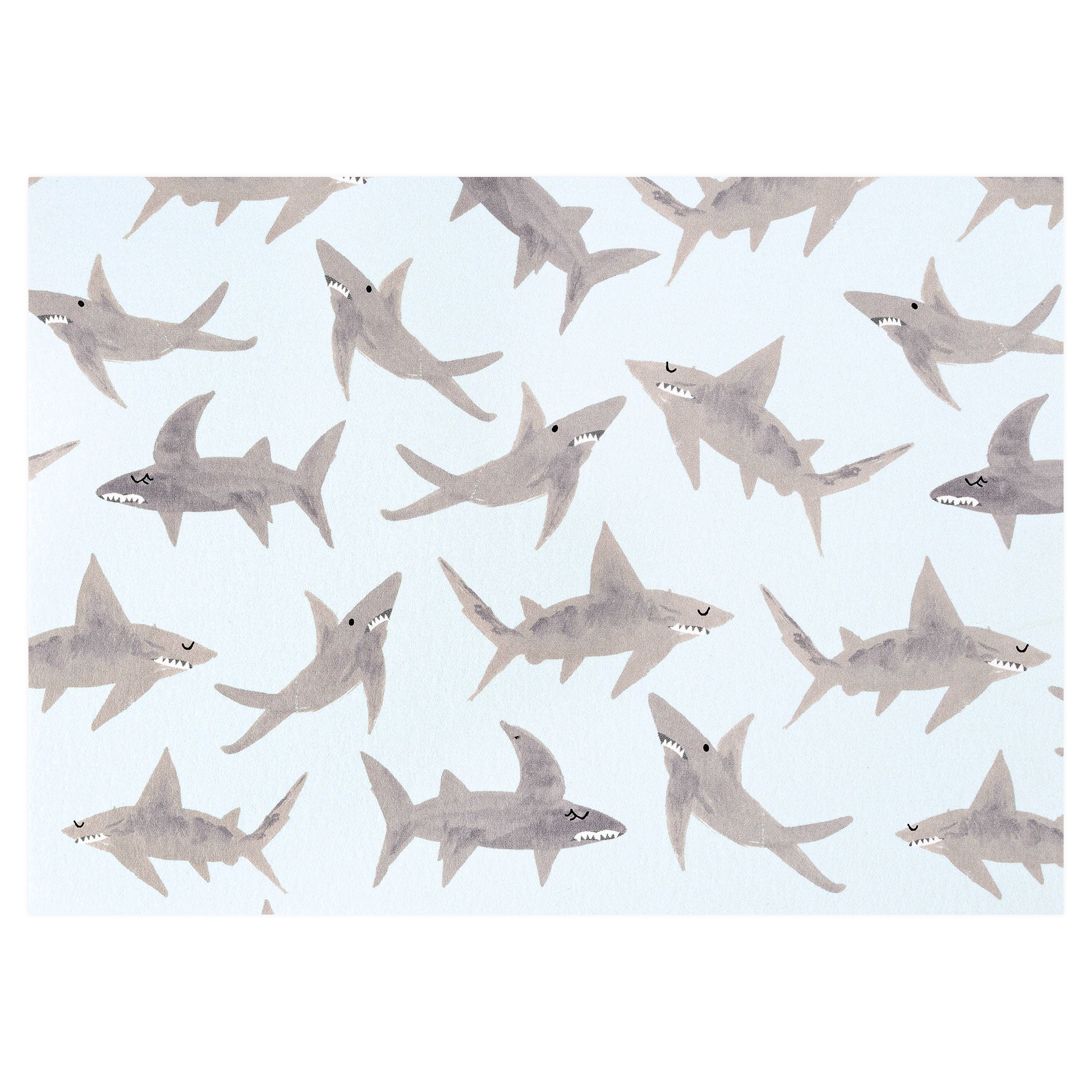 Mr. Boddington's Studio A School of Sharks Folded Note Cards Boxed