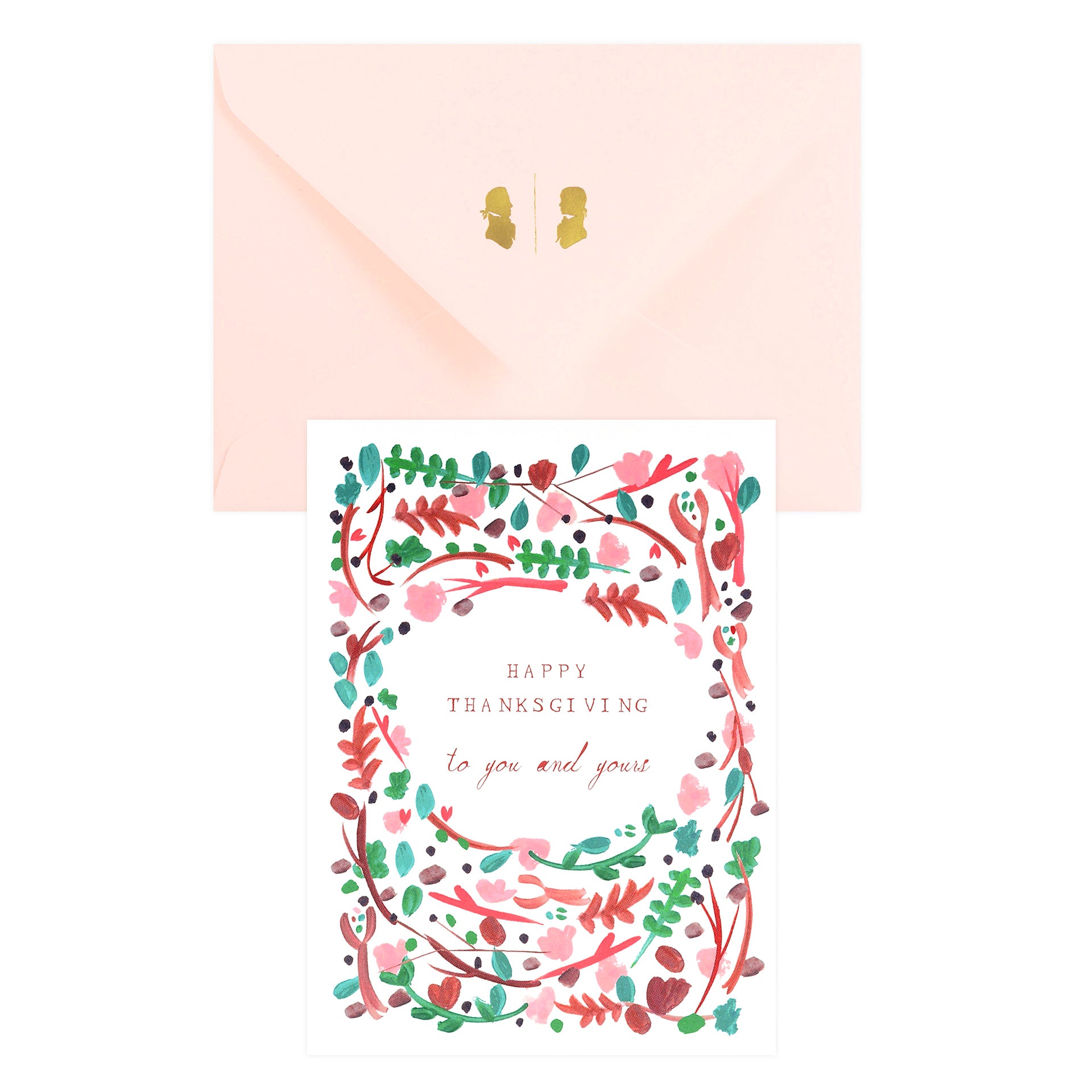 Mr. Boddington's Studio The Floral Wreath Thanksgiving Card